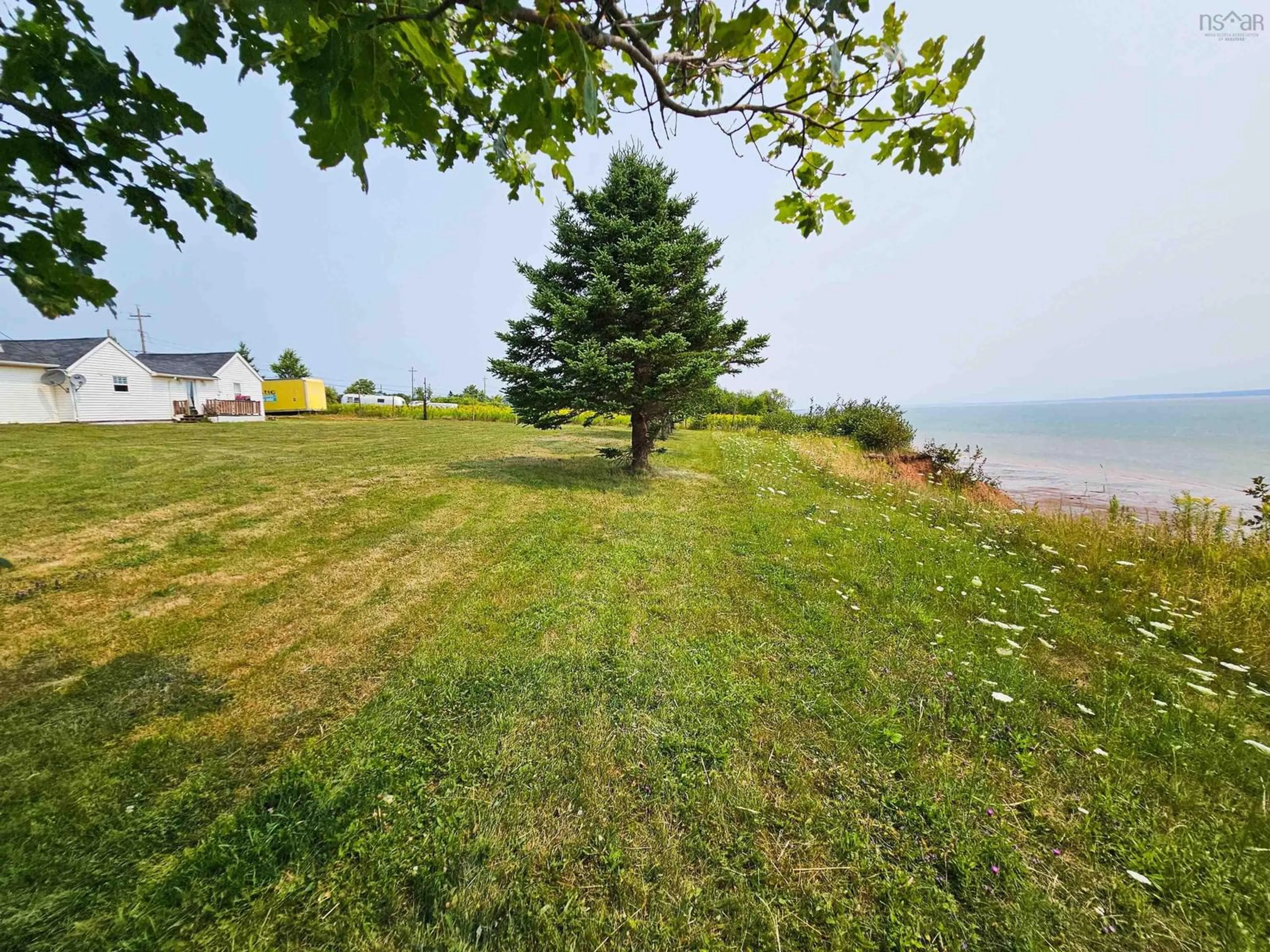 A pic from outside/outdoor area/front of a property/back of a property/a pic from drone, water/lake/river/ocean view for 4606 Highway 2, Upper Economy Nova Scotia B0M 1B0