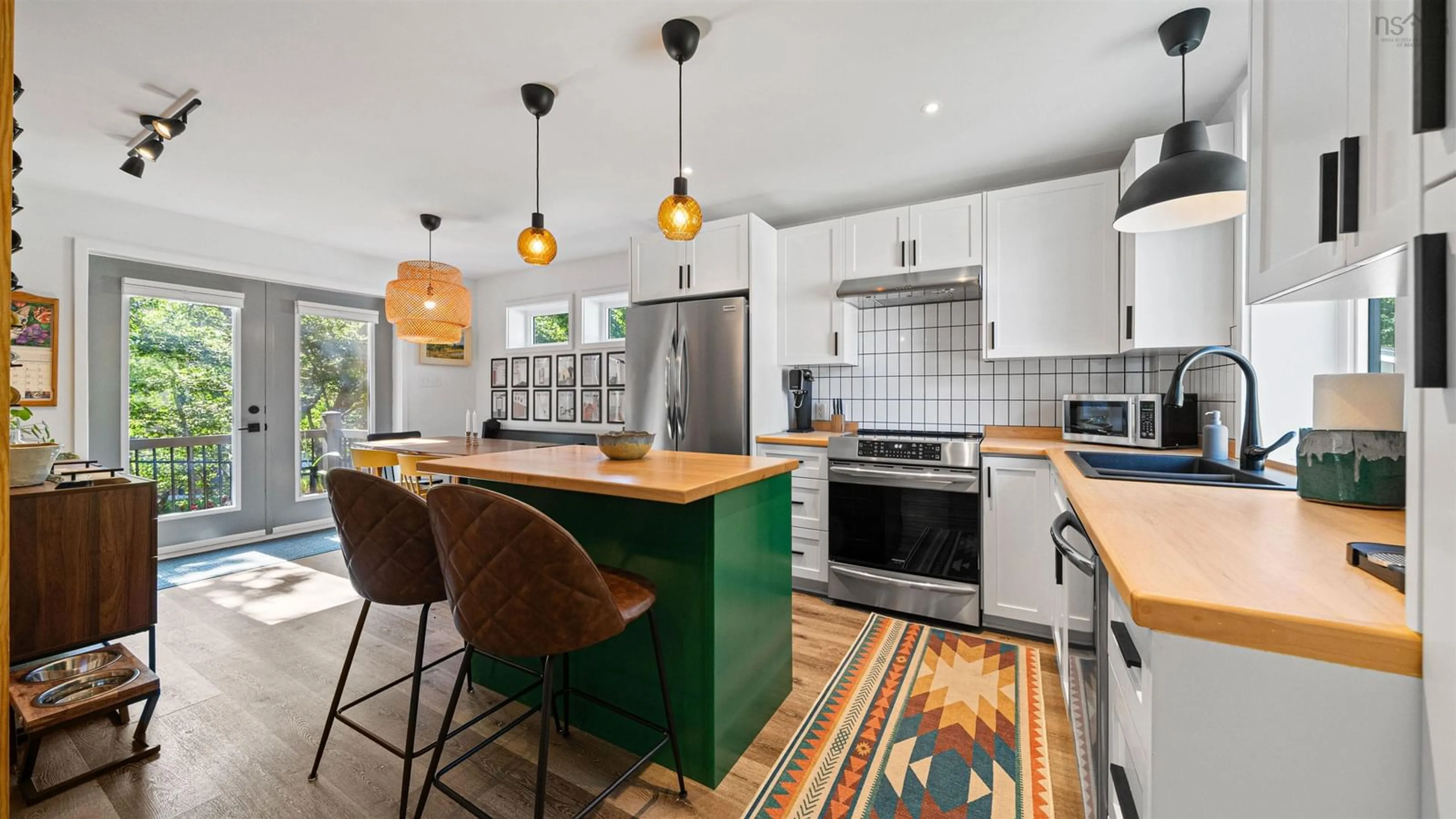 Open concept kitchen, ceramic/tile floor for 12 Knob Hill Cres, Halifax Nova Scotia B3N 1R5