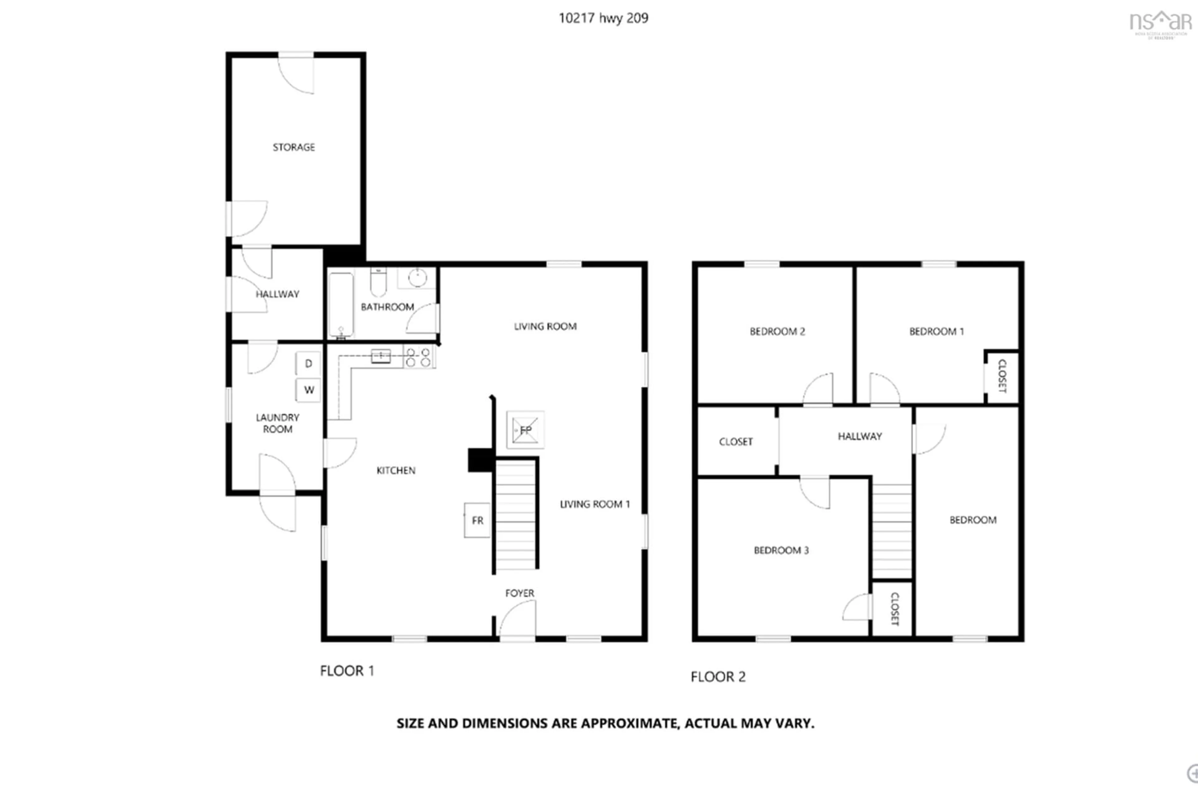 Floor plan for 10217 Highway 209, Diligent River Nova Scotia B0M 1S0