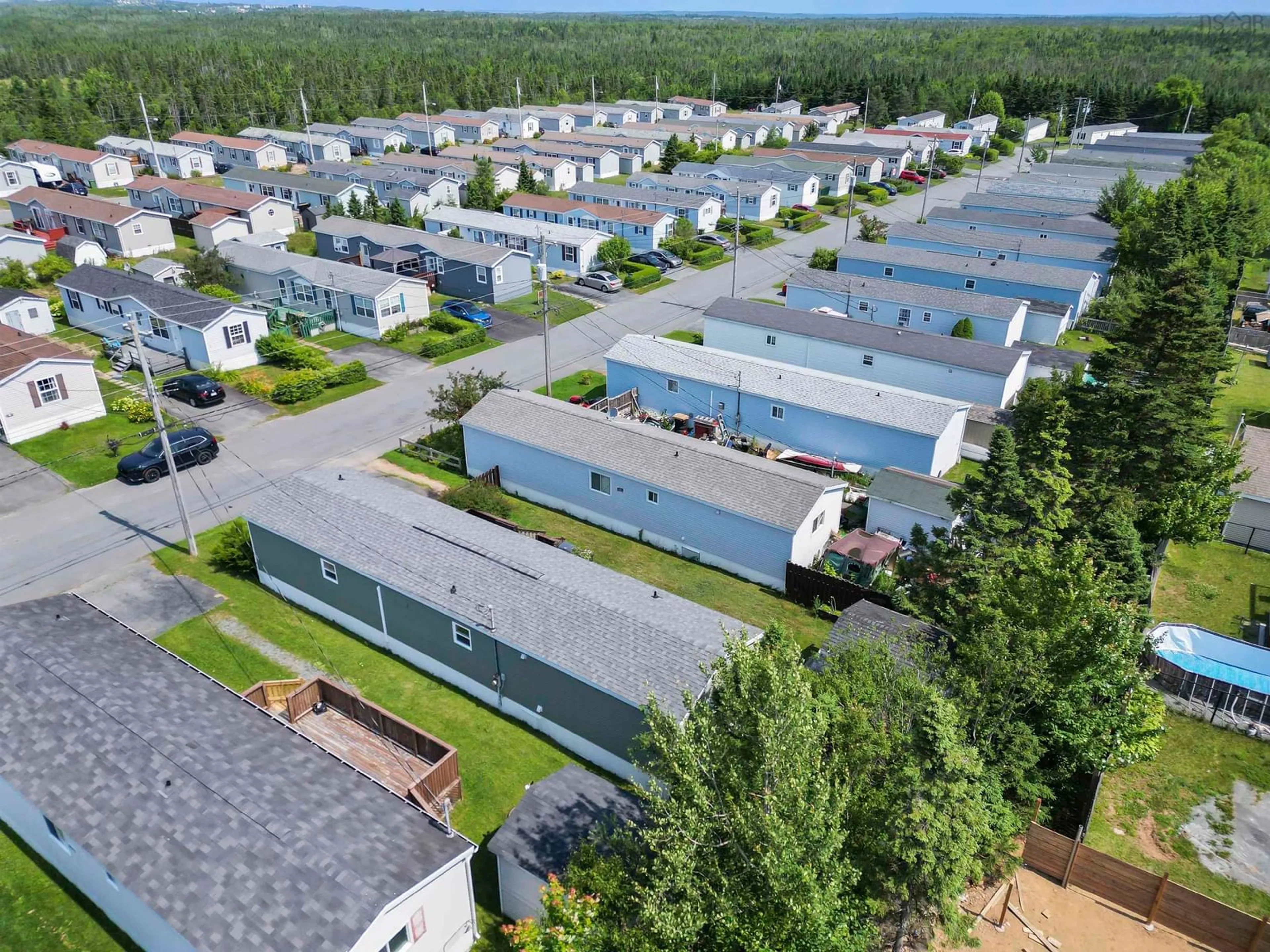A pic from outside/outdoor area/front of a property/back of a property/a pic from drone, street for 95 Birchill Dr, Eastern Passage Nova Scotia B3G 1C8