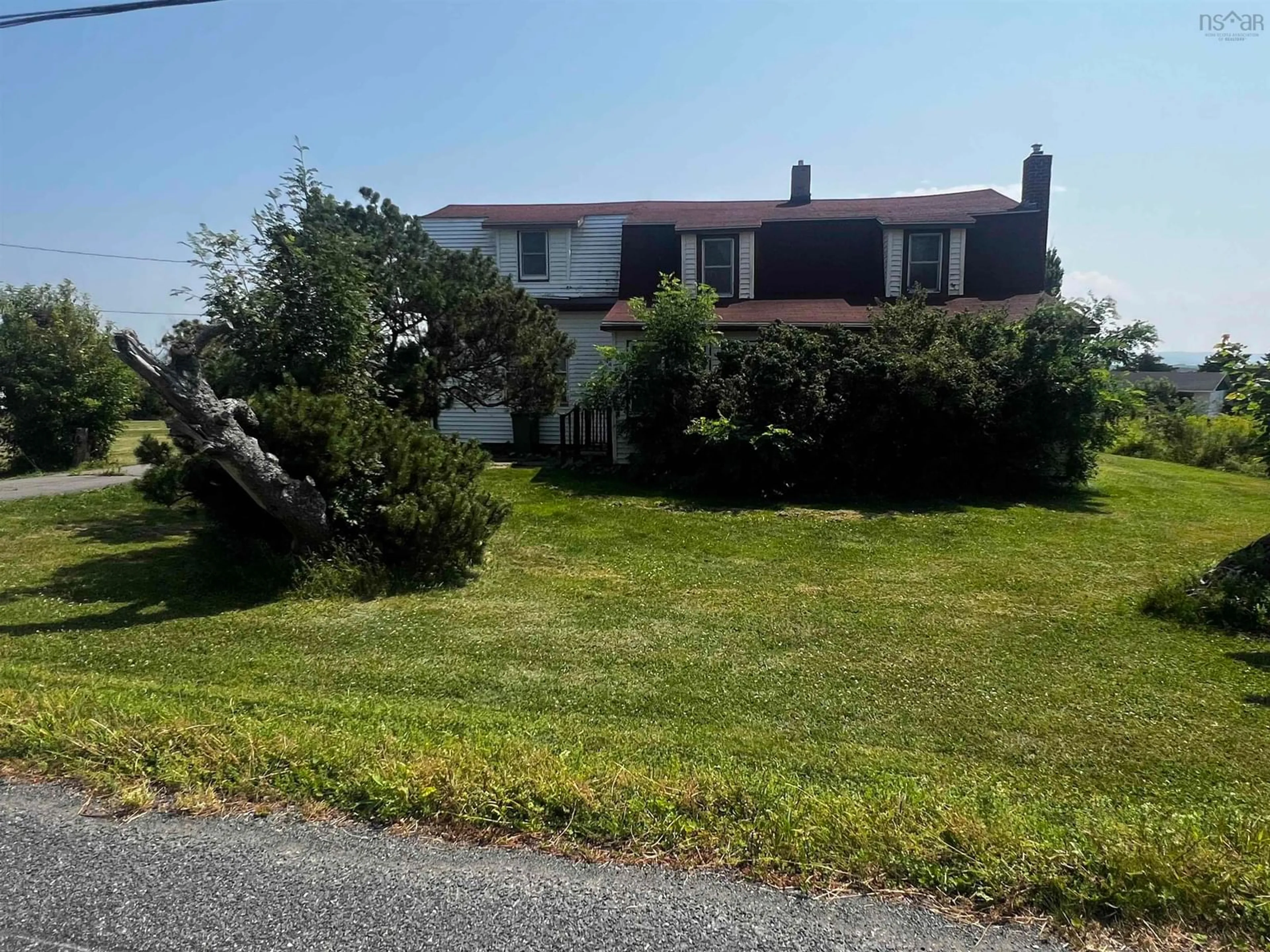 A pic from outside/outdoor area/front of a property/back of a property/a pic from drone, unknown for 44 Frasers Mountain Branch Rd, Frasers Mountain Nova Scotia B2H 5C4