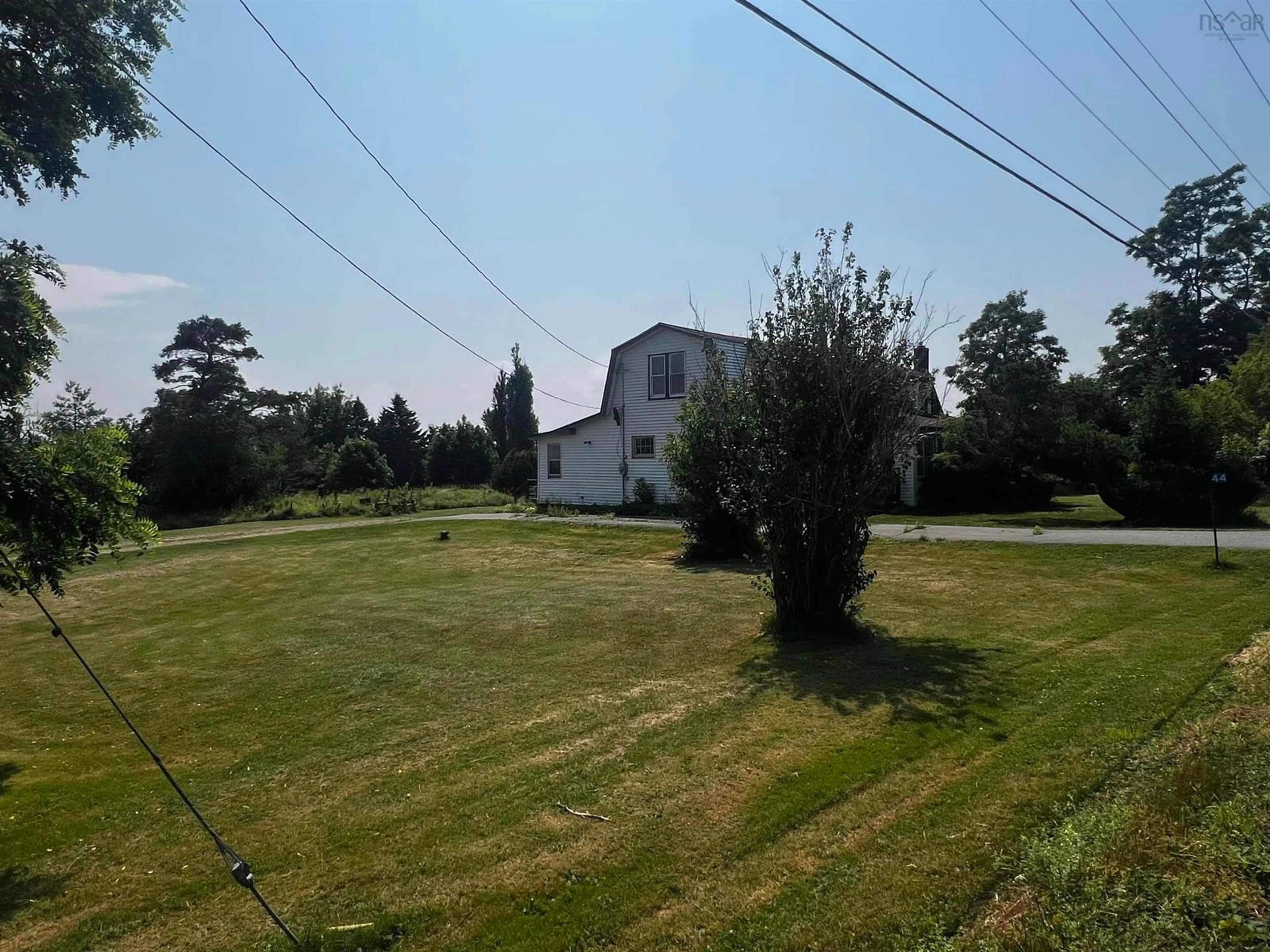 A pic from outside/outdoor area/front of a property/back of a property/a pic from drone, building for 44 Frasers Mountain Branch Rd, Frasers Mountain Nova Scotia B2H 5C4