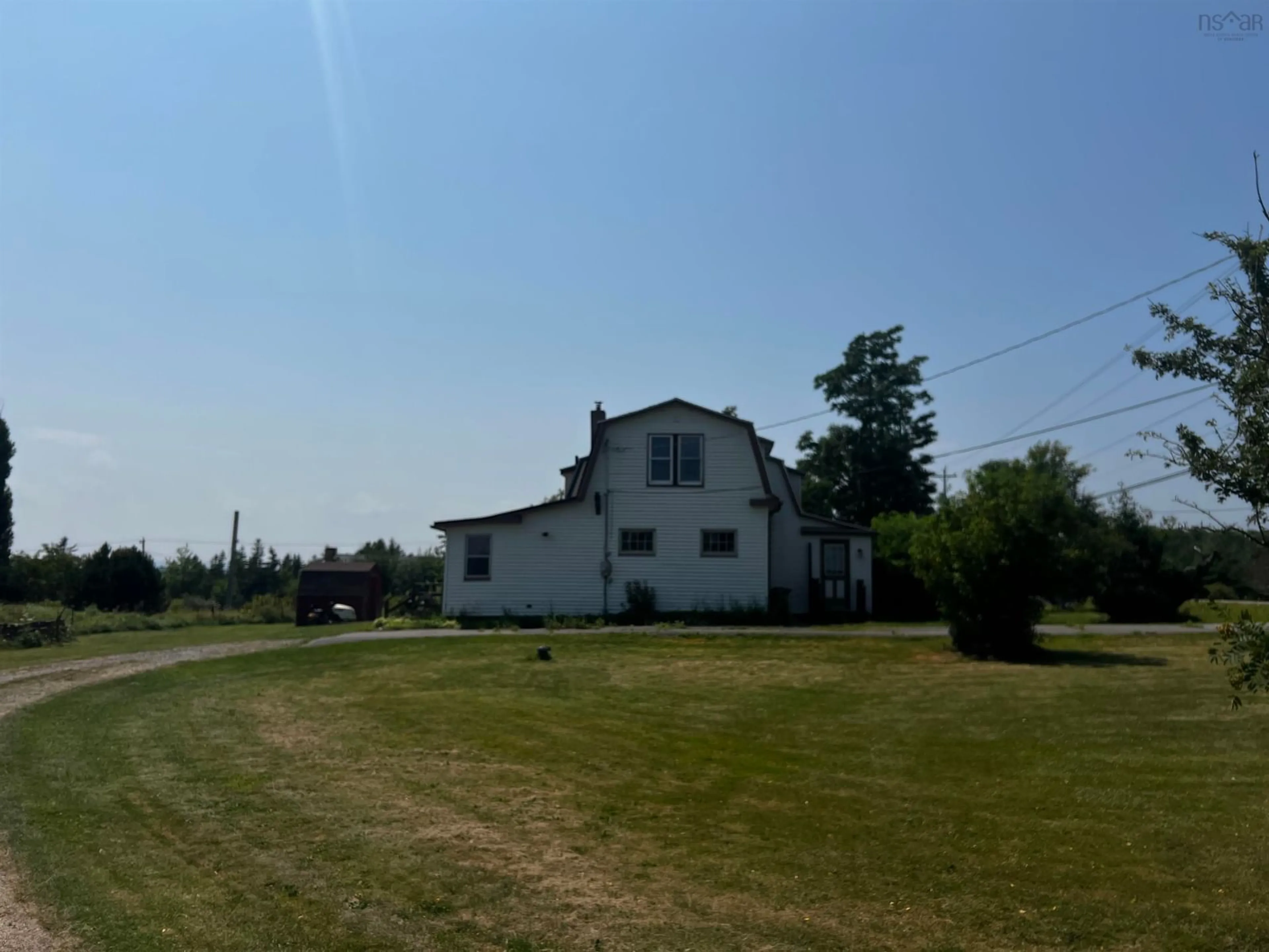 A pic from outside/outdoor area/front of a property/back of a property/a pic from drone, building for 44 Frasers Mountain Branch Rd, Frasers Mountain Nova Scotia B2H 5C4