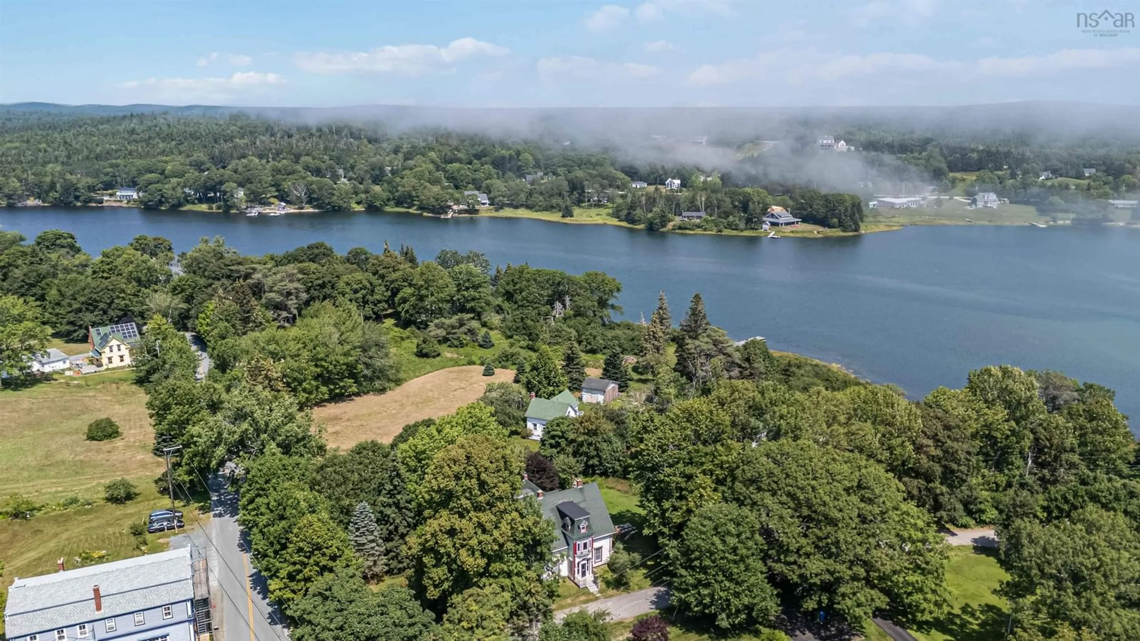 A pic from outside/outdoor area/front of a property/back of a property/a pic from drone, water/lake/river/ocean view for 173 Drews Hill Rd, Petite Rivière Nova Scotia B4V 5Z6