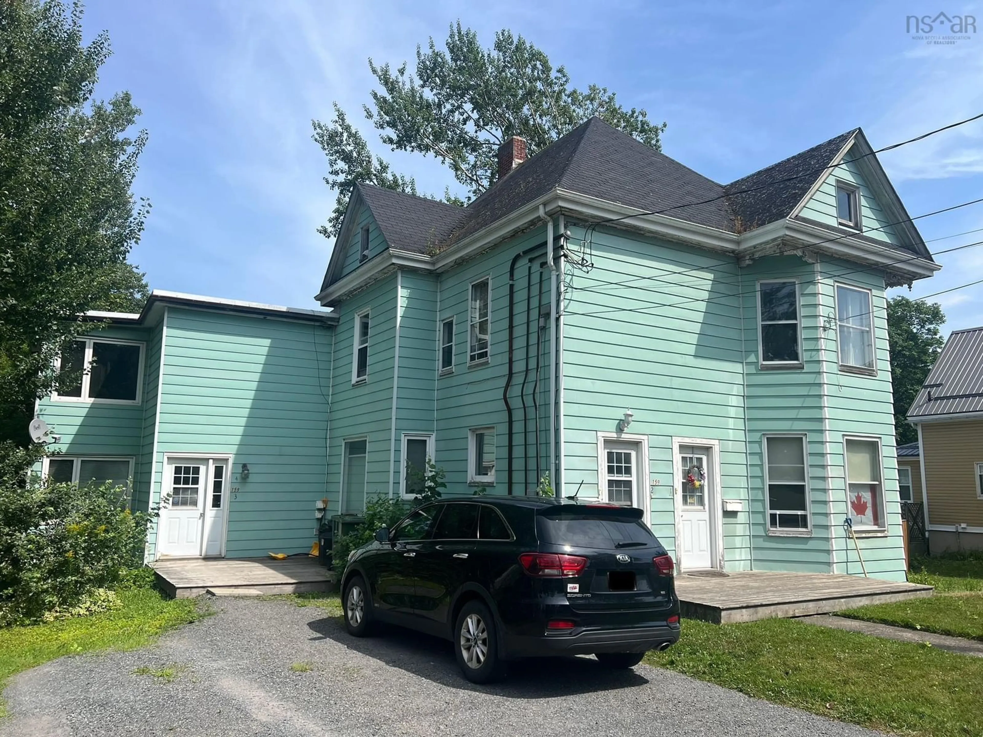 Home with vinyl exterior material, street for 159 Abercrombie Rd, New Glasgow Nova Scotia B2H 1K5
