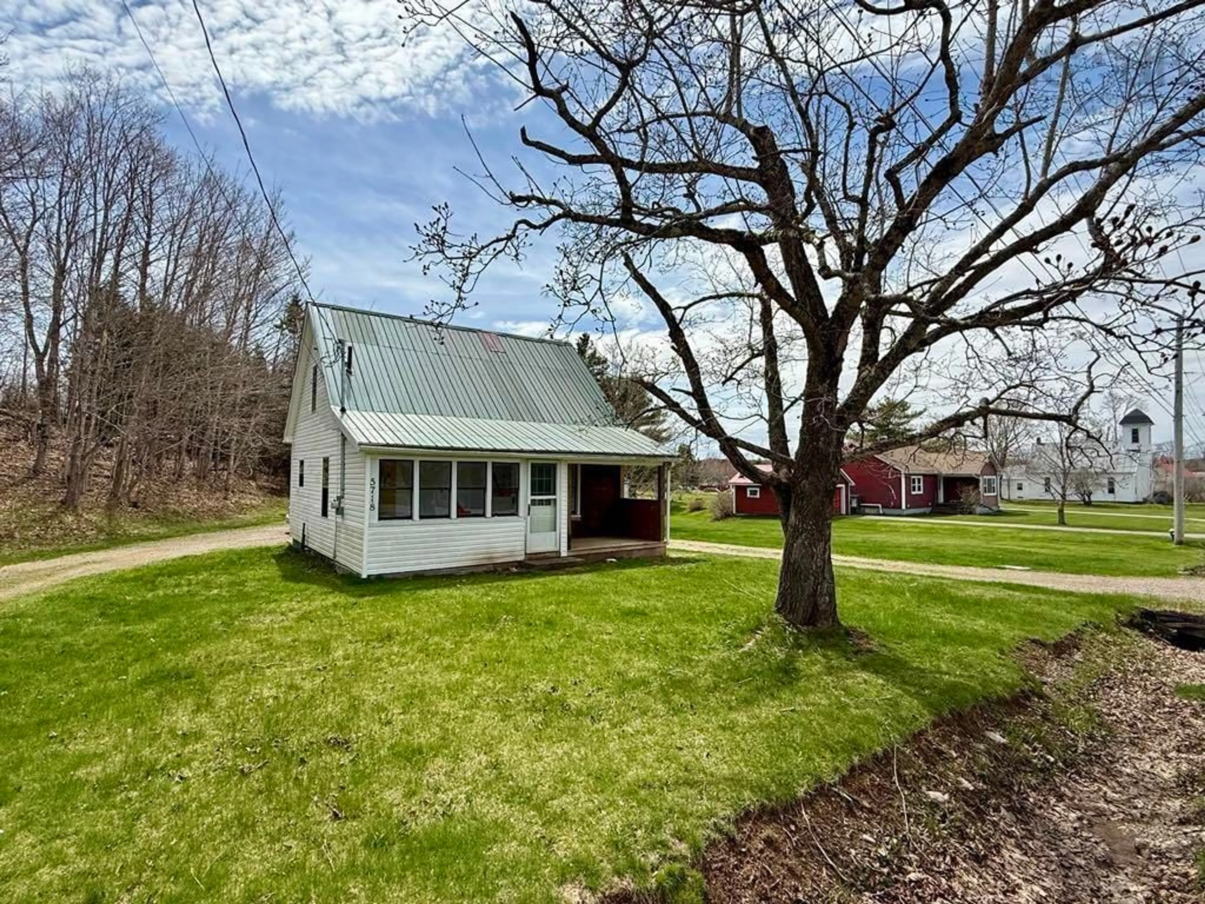 A pic from outside/outdoor area/front of a property/back of a property/a pic from drone, street for 5718 Highway 2, Bass River Nova Scotia B0M 1B0