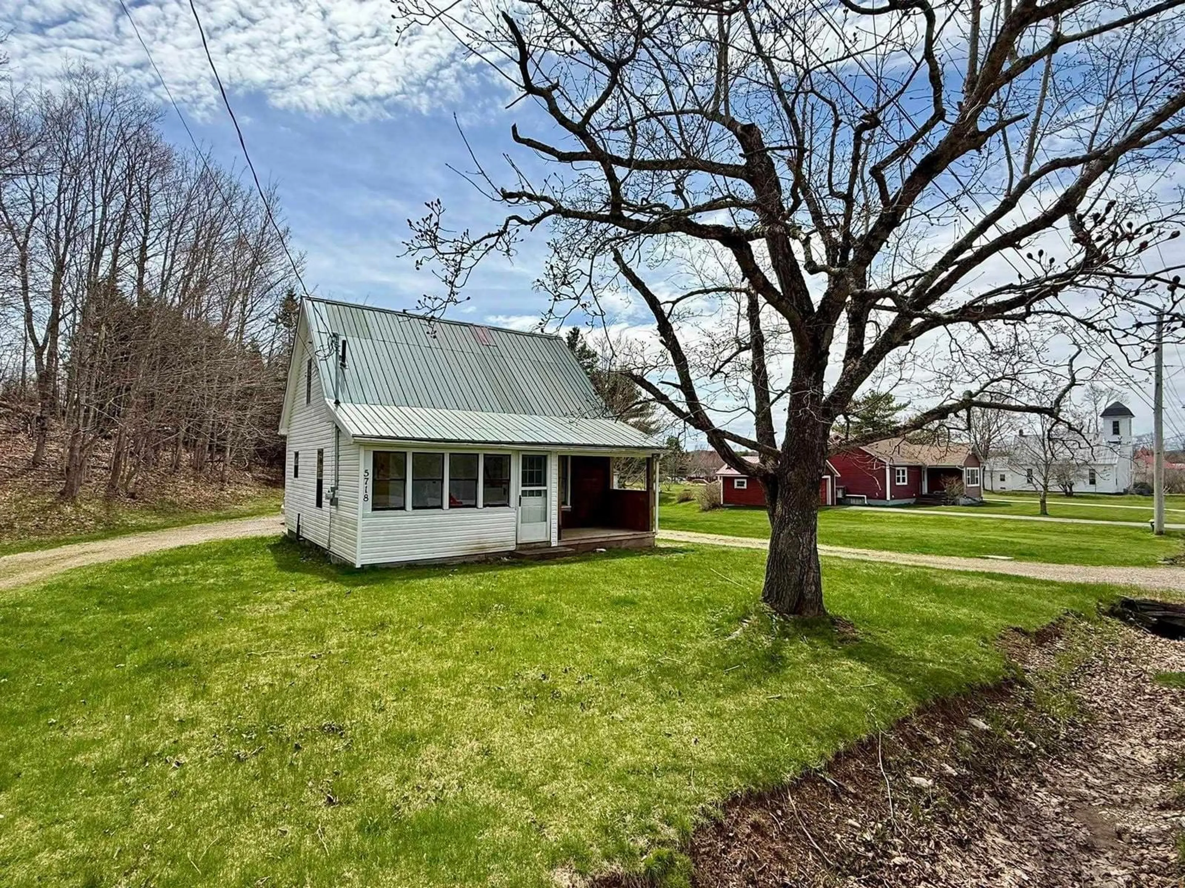 A pic from outside/outdoor area/front of a property/back of a property/a pic from drone, street for 5718 Highway 2, Bass River Nova Scotia B0M 1B0