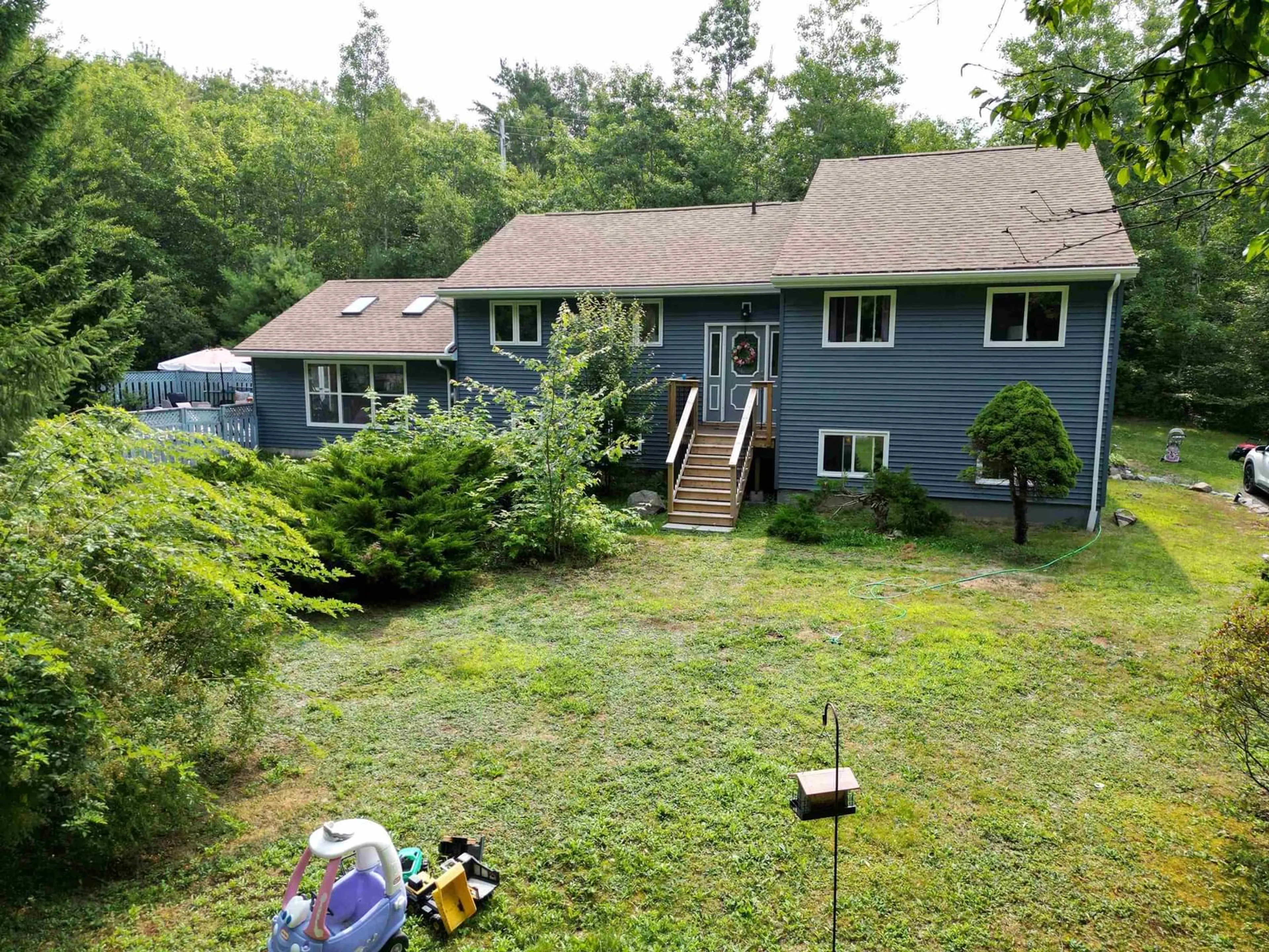 A pic from outside/outdoor area/front of a property/back of a property/a pic from drone, unknown for 49 Flat Lake Dr, Stillwater Nova Scotia B3Z 1G3