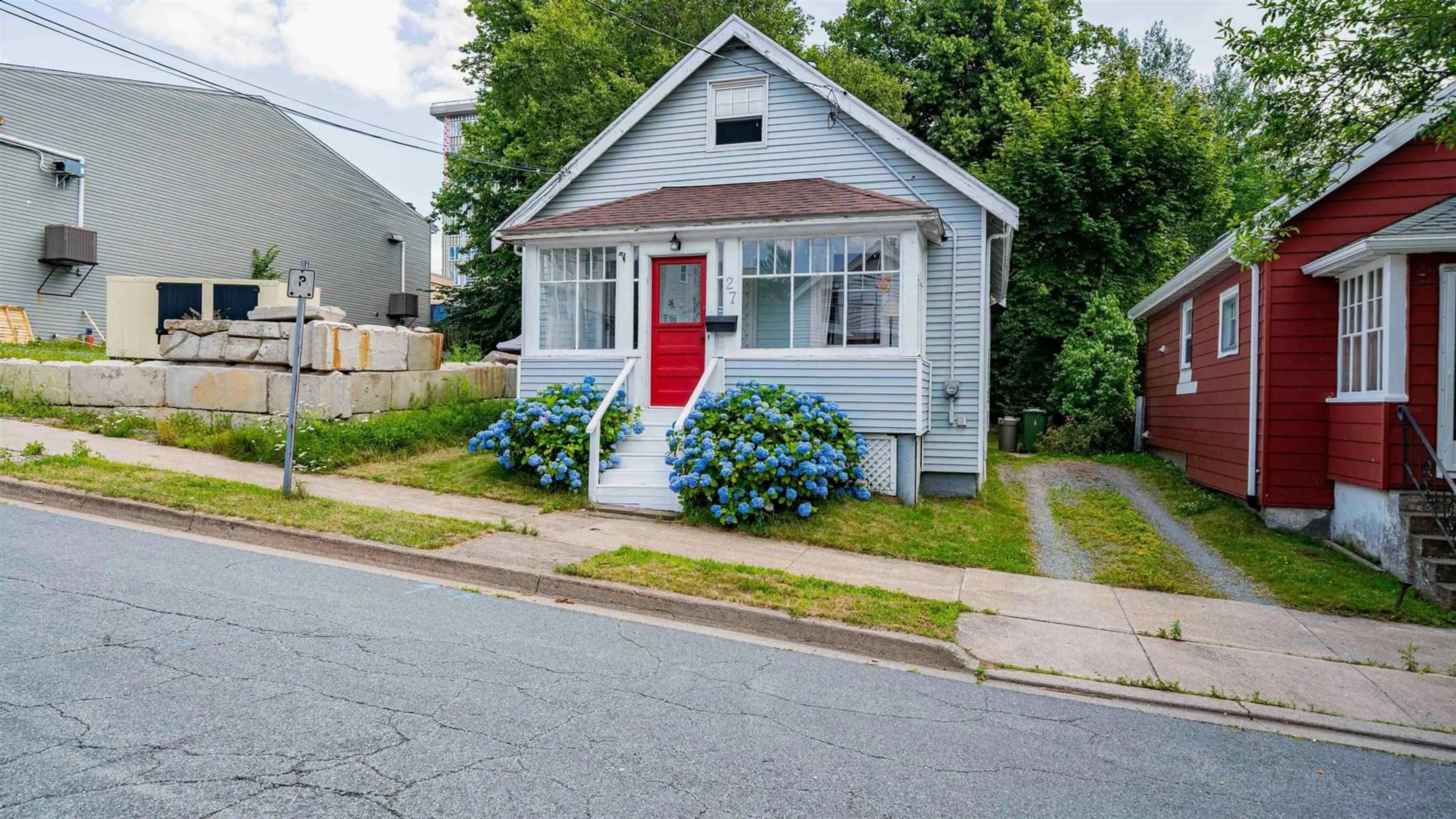 Home with vinyl exterior material, street for 27 Brookside Ave, Dartmouth Nova Scotia B3A 3B4