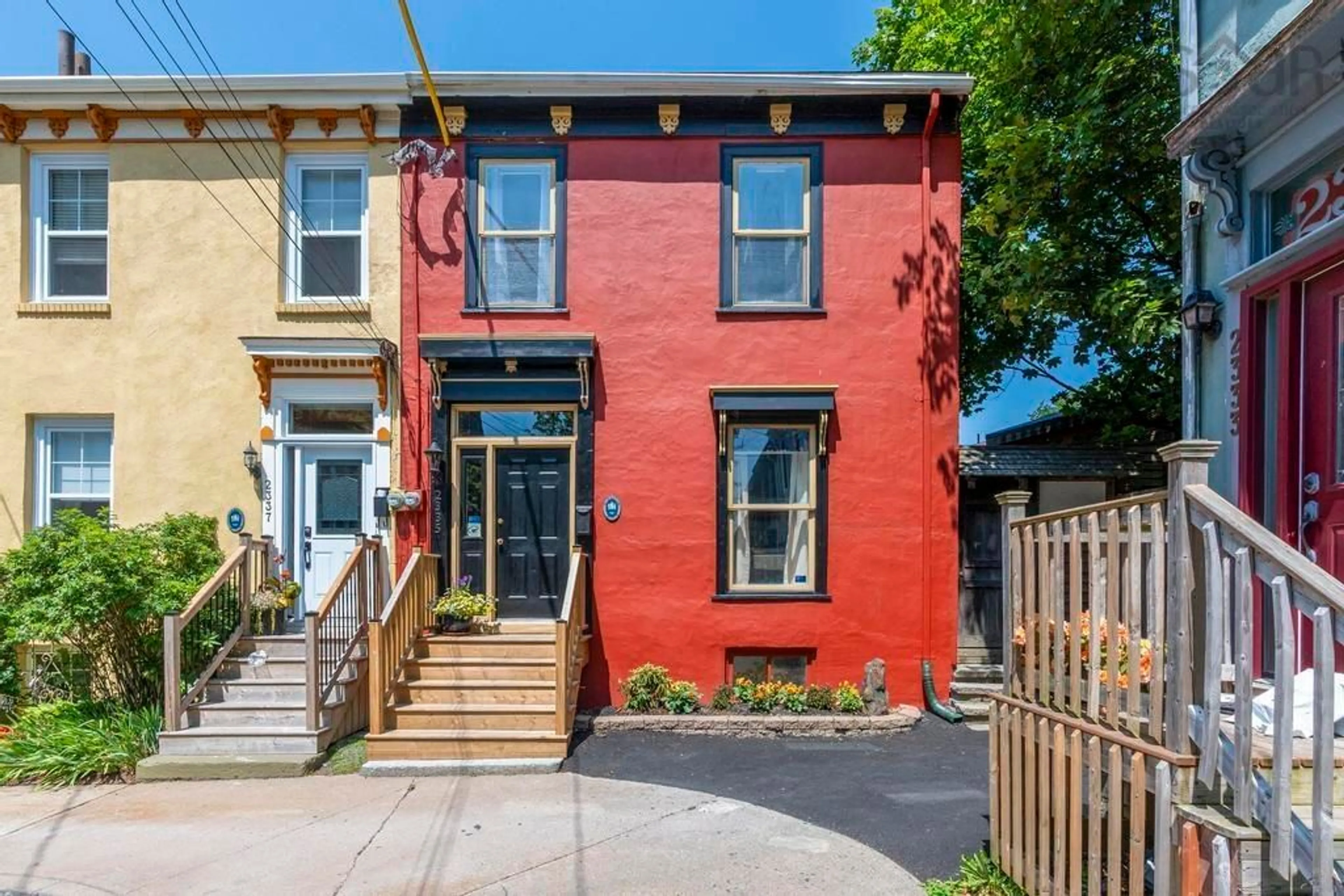 Home with brick exterior material, street for 2335 Princess Pl, Halifax Nova Scotia B3K 4K5