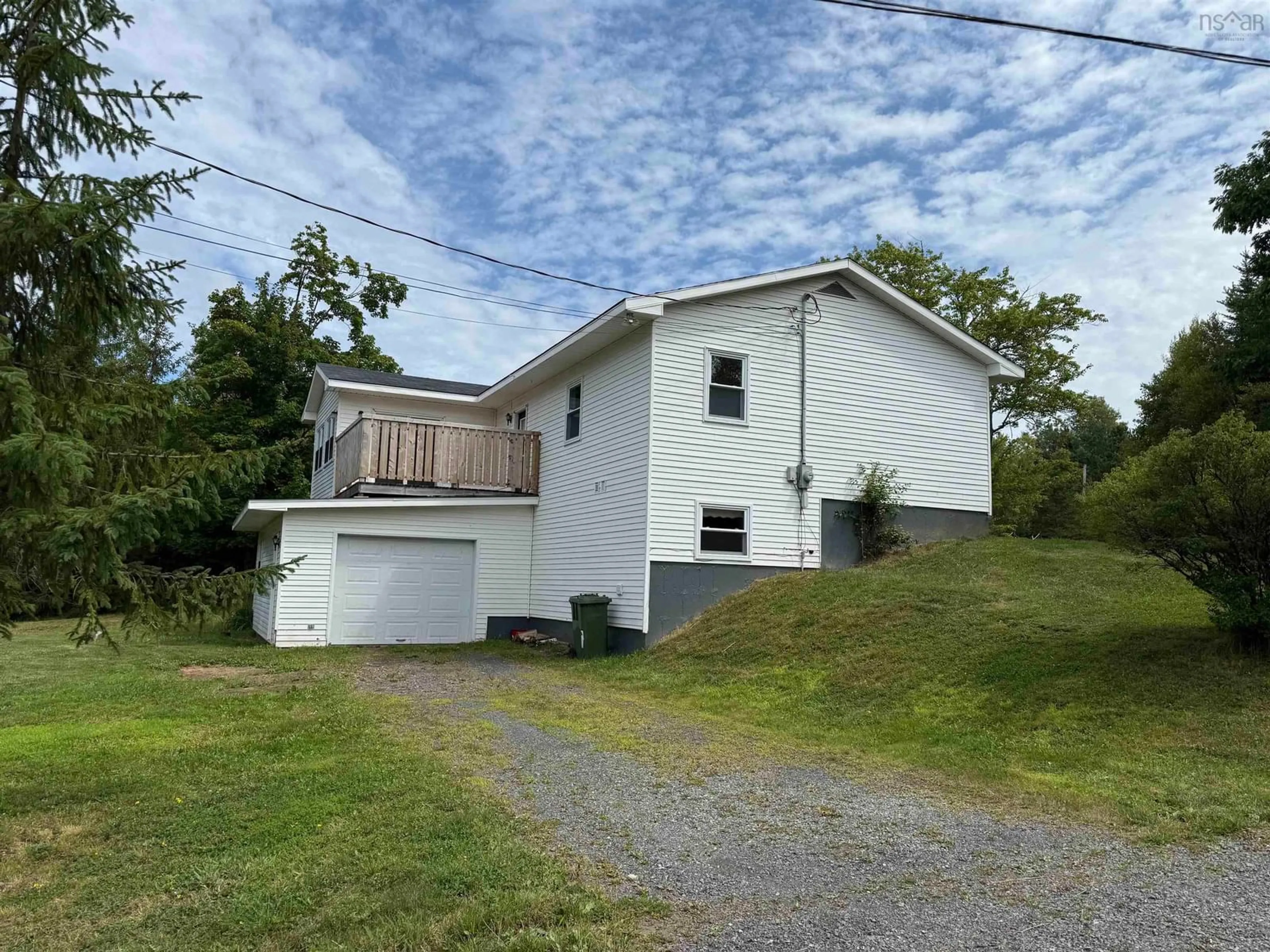 A pic from outside/outdoor area/front of a property/back of a property/a pic from drone, unknown for 1068 Waddens Crt, Westville Nova Scotia B0K 2A0