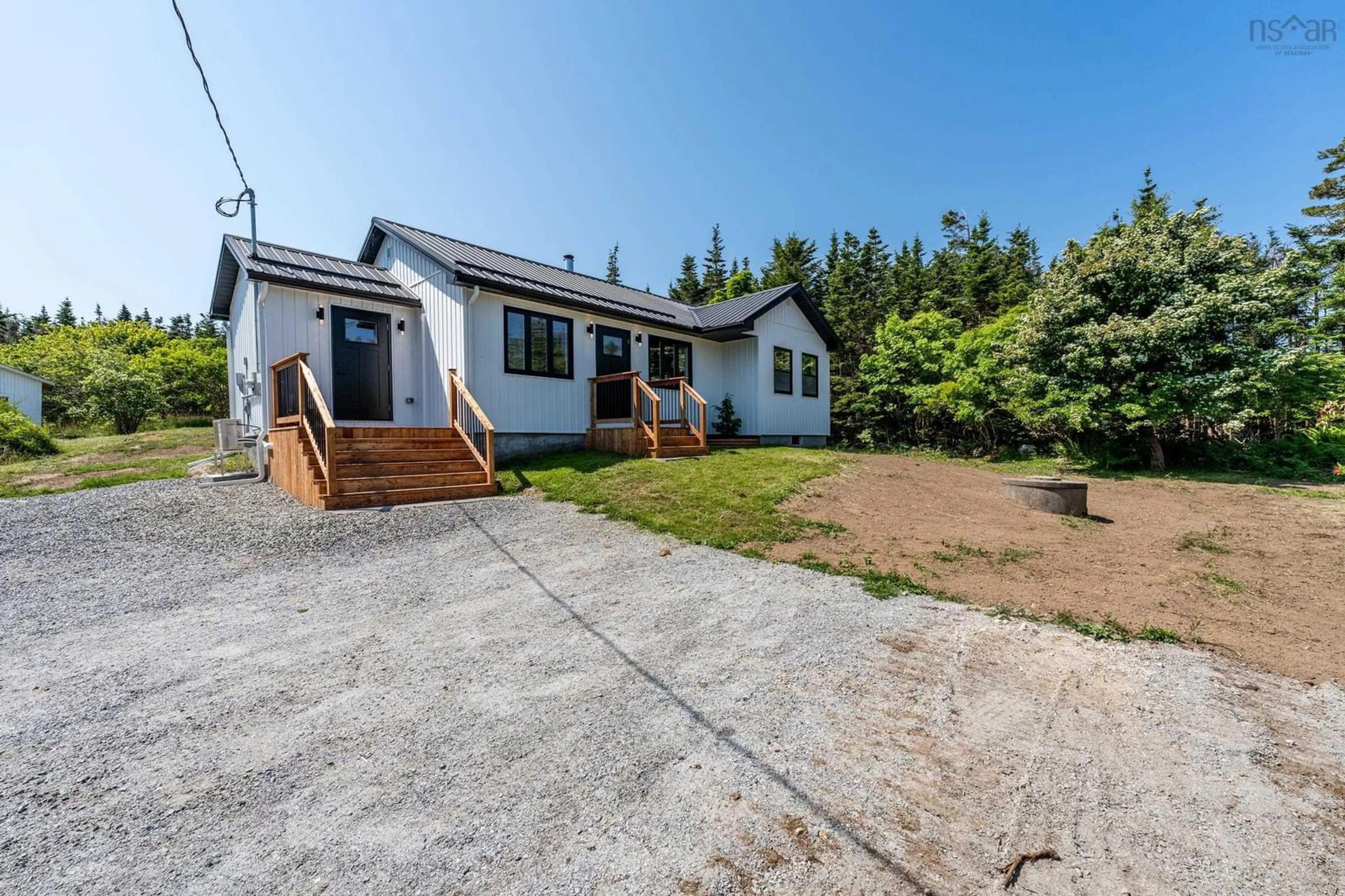 A pic from outside/outdoor area/front of a property/back of a property/a pic from drone, street for 40 Andersons Lane, Newellton Nova Scotia B0W 1P0