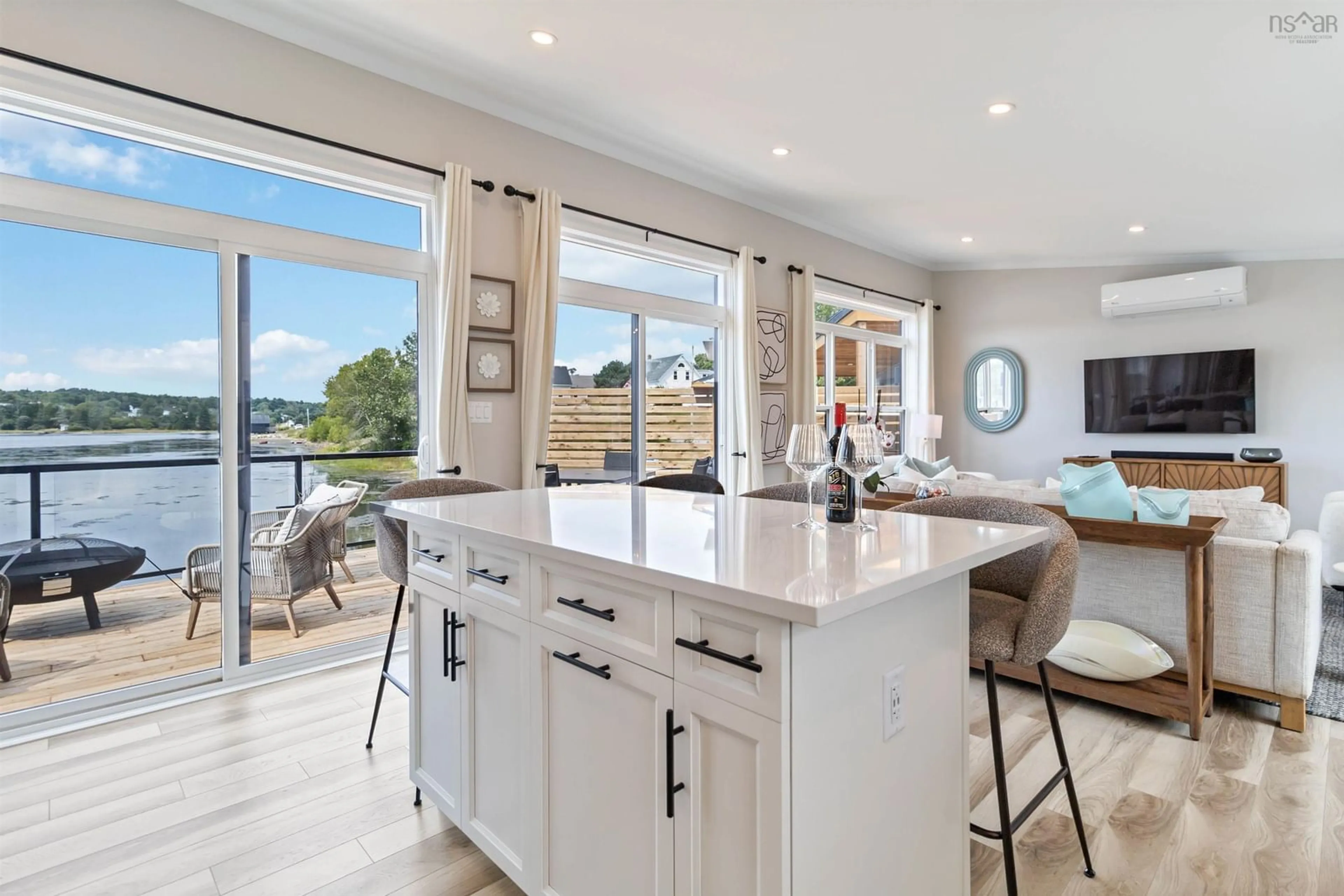 Open concept kitchen, ceramic/tile floor for 693 Masons Beach Rd #12, First South Nova Scotia B0J 2C0