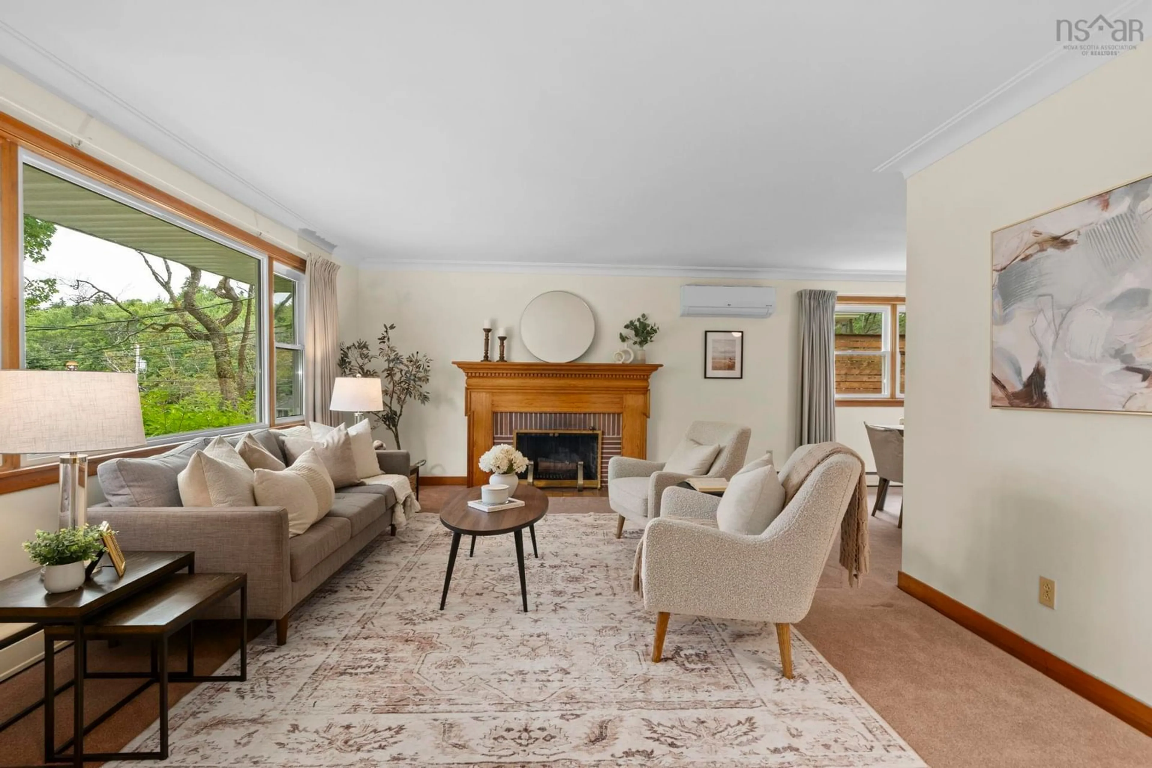 Living room with furniture, unknown for 4 Broadholme Lane, Halifax Nova Scotia B3M 3B7