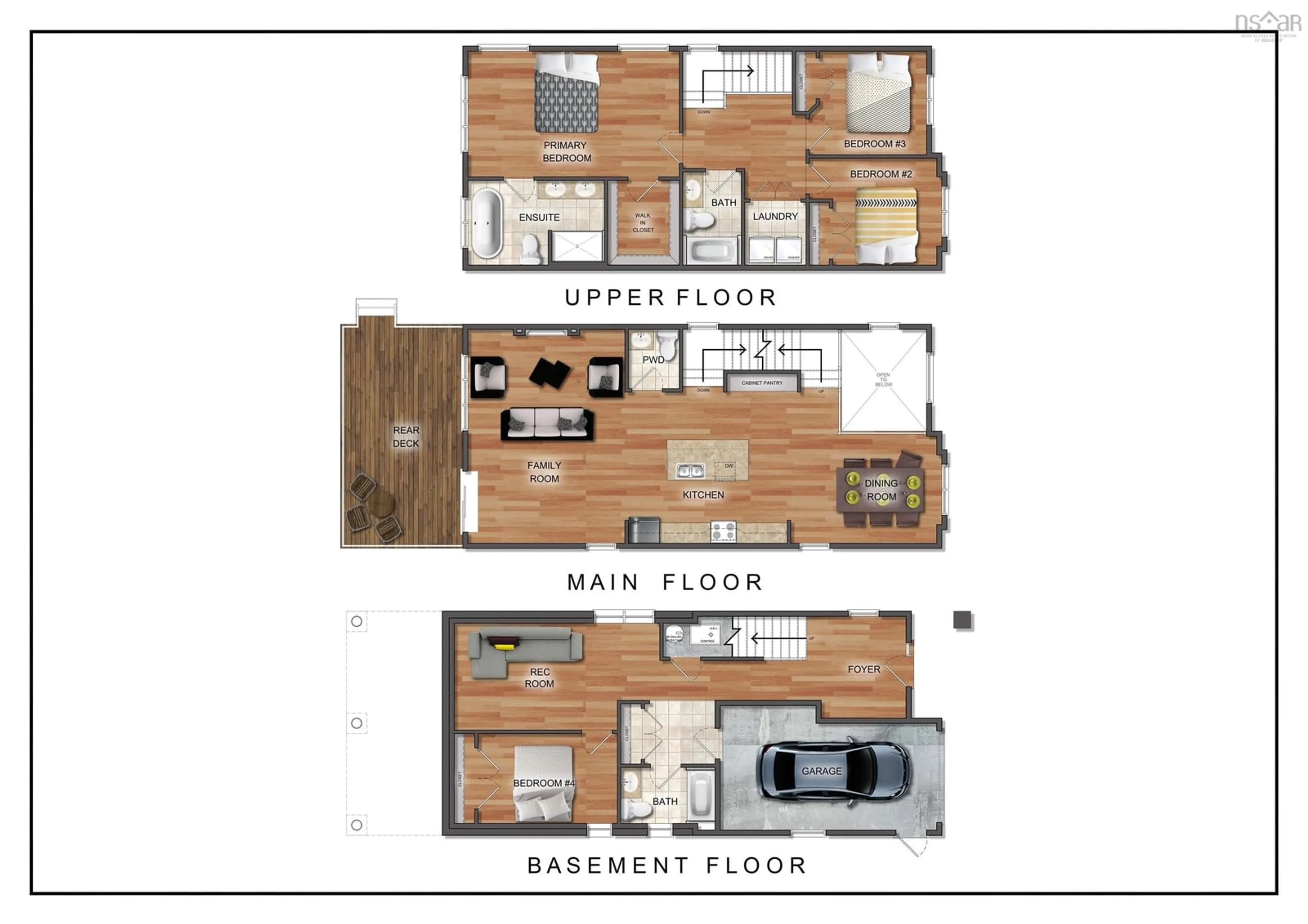 Floor plan for 60 Provence Way, Timberlea Nova Scotia B3T 0N8