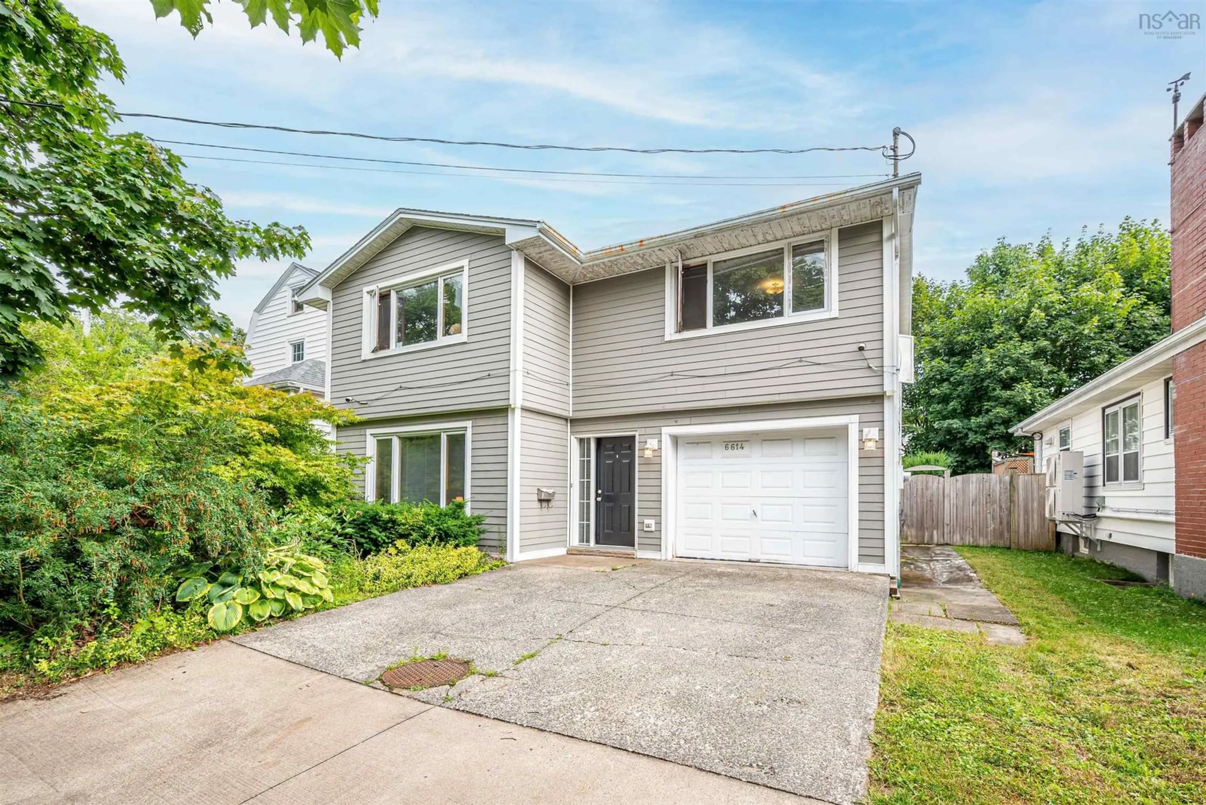 Home with vinyl exterior material, street for 6614 First St, Halifax Nova Scotia B3L 1E2
