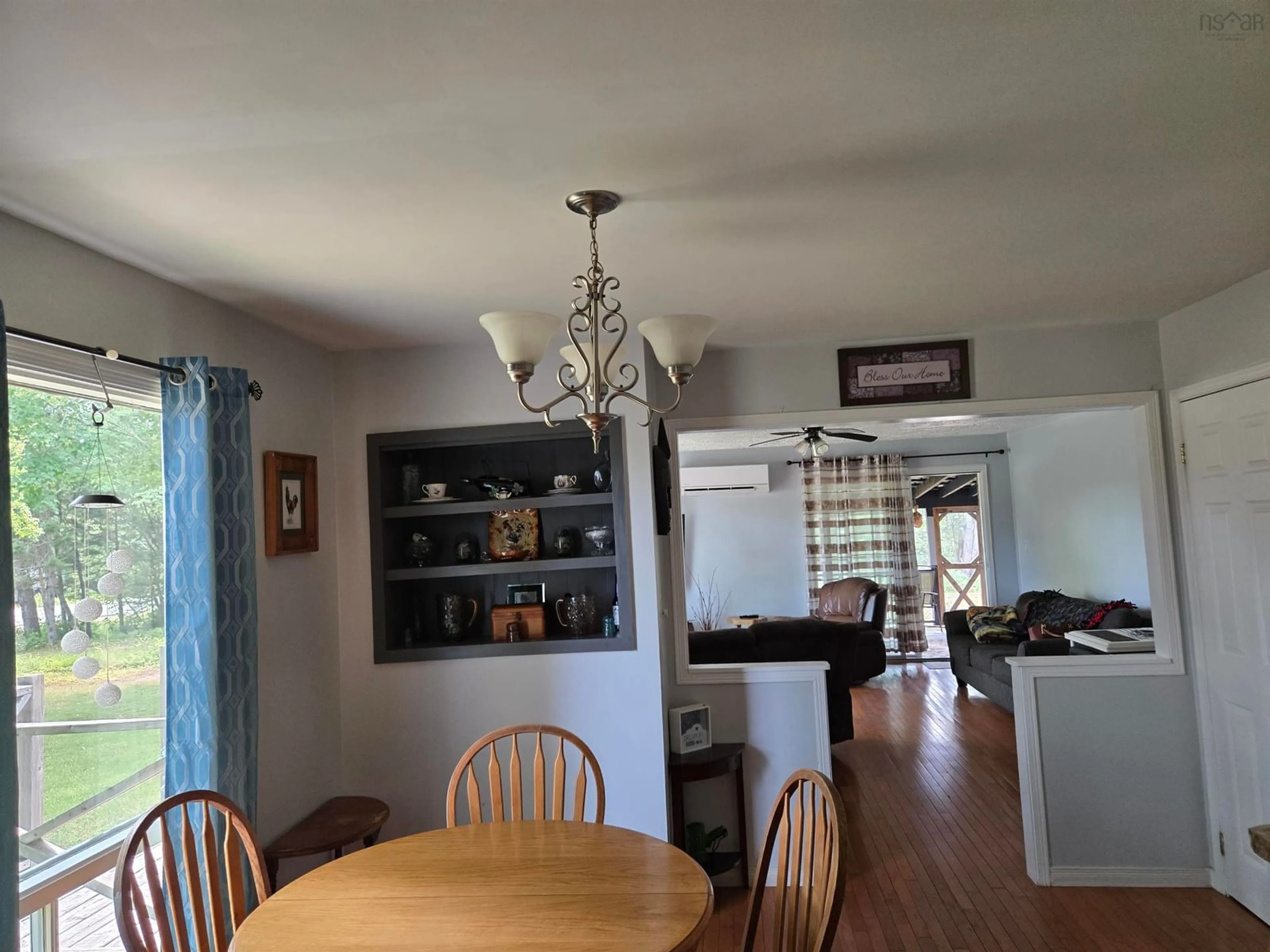 Dining room, wood/laminate floor for 1397 Kolbec Rd, Kolbec Nova Scotia B0M 1P0