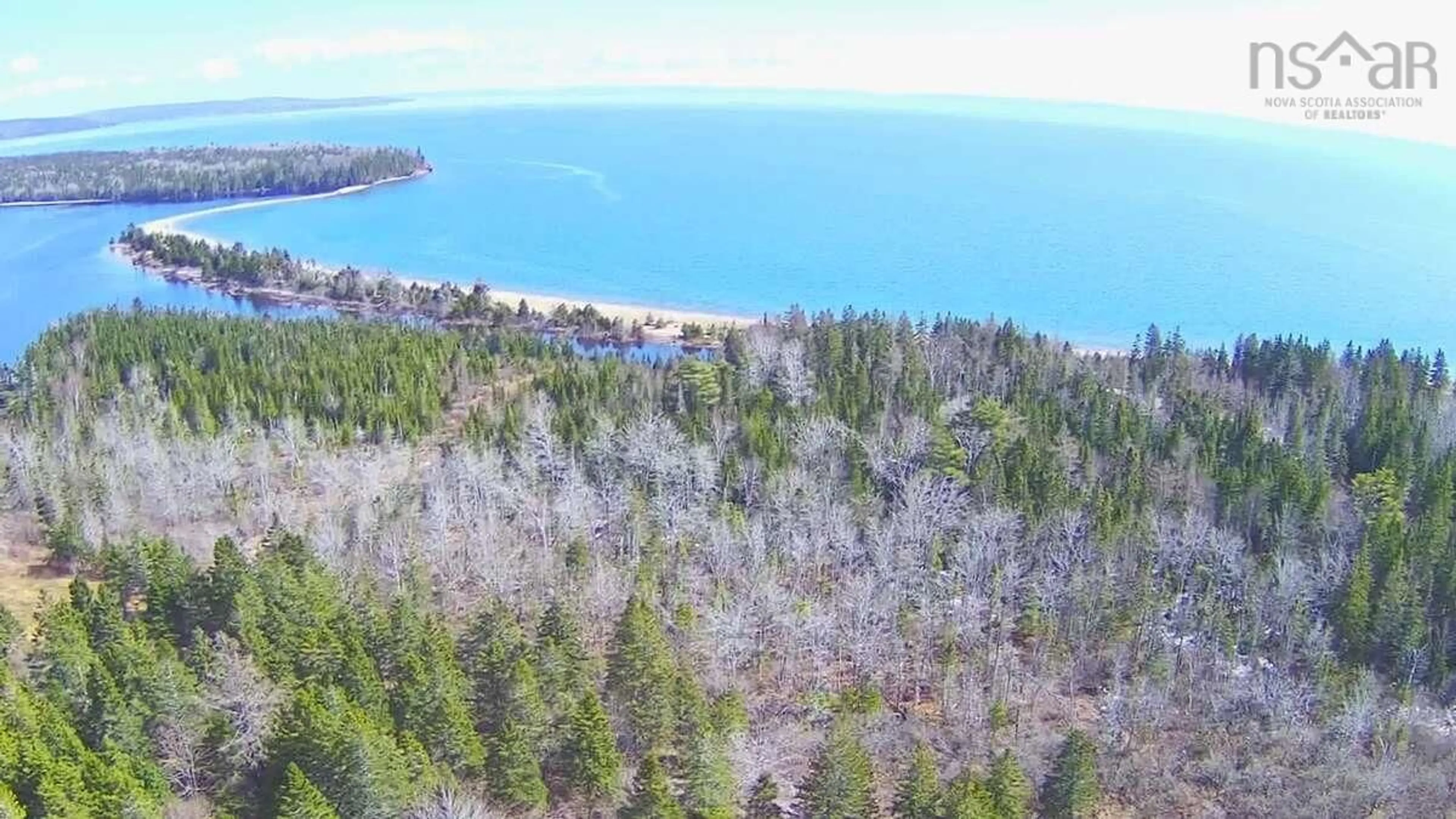 A pic from outside/outdoor area/front of a property/back of a property/a pic from drone, water/lake/river/ocean view for 56 Johnny Ben's Lane, Red Point Nova Scotia B2C 1G8