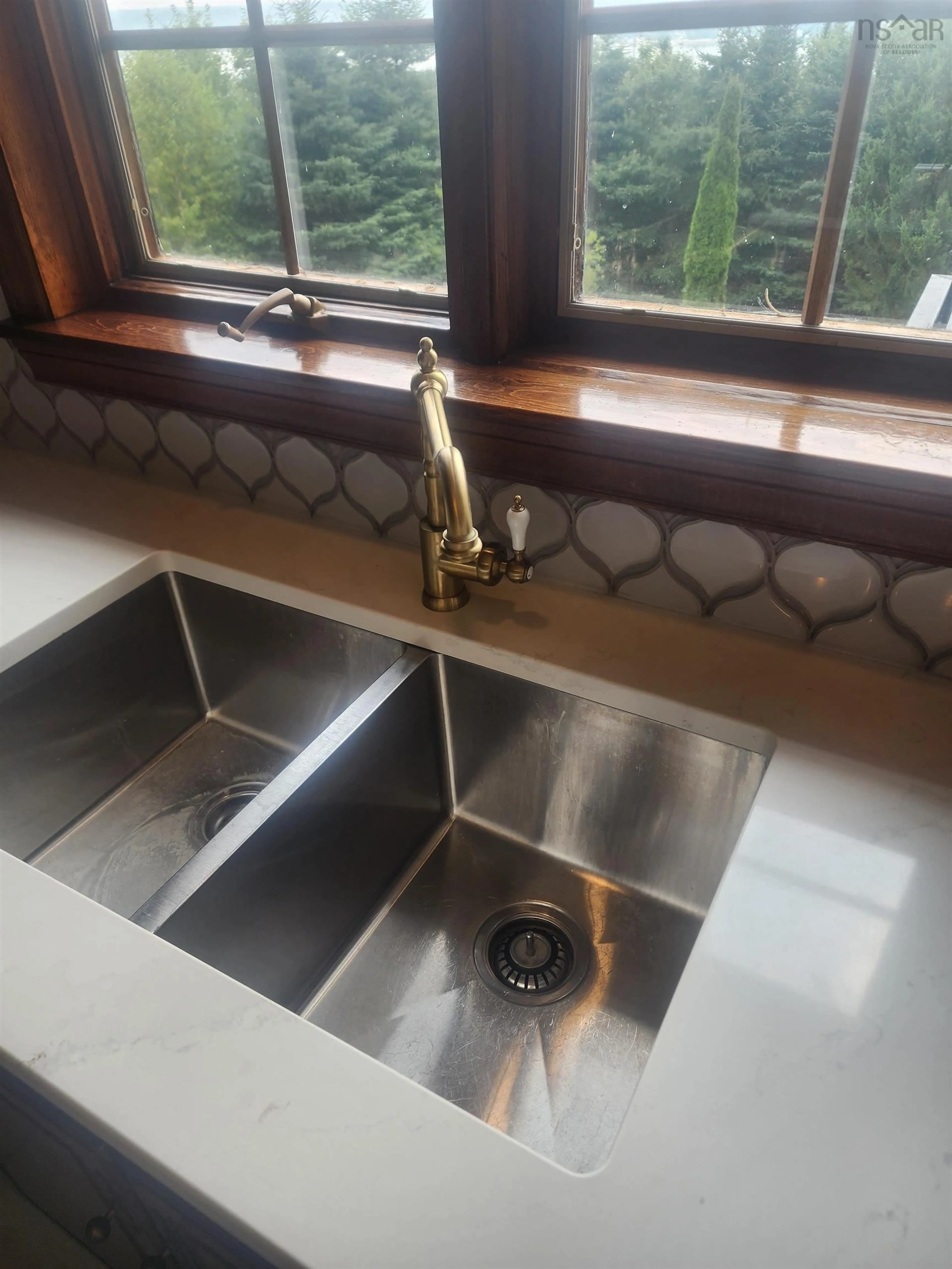 Contemporary kitchen, ceramic/tile floor for 221 Hillside Dr, Boutiliers Point Nova Scotia B3Z 1W9