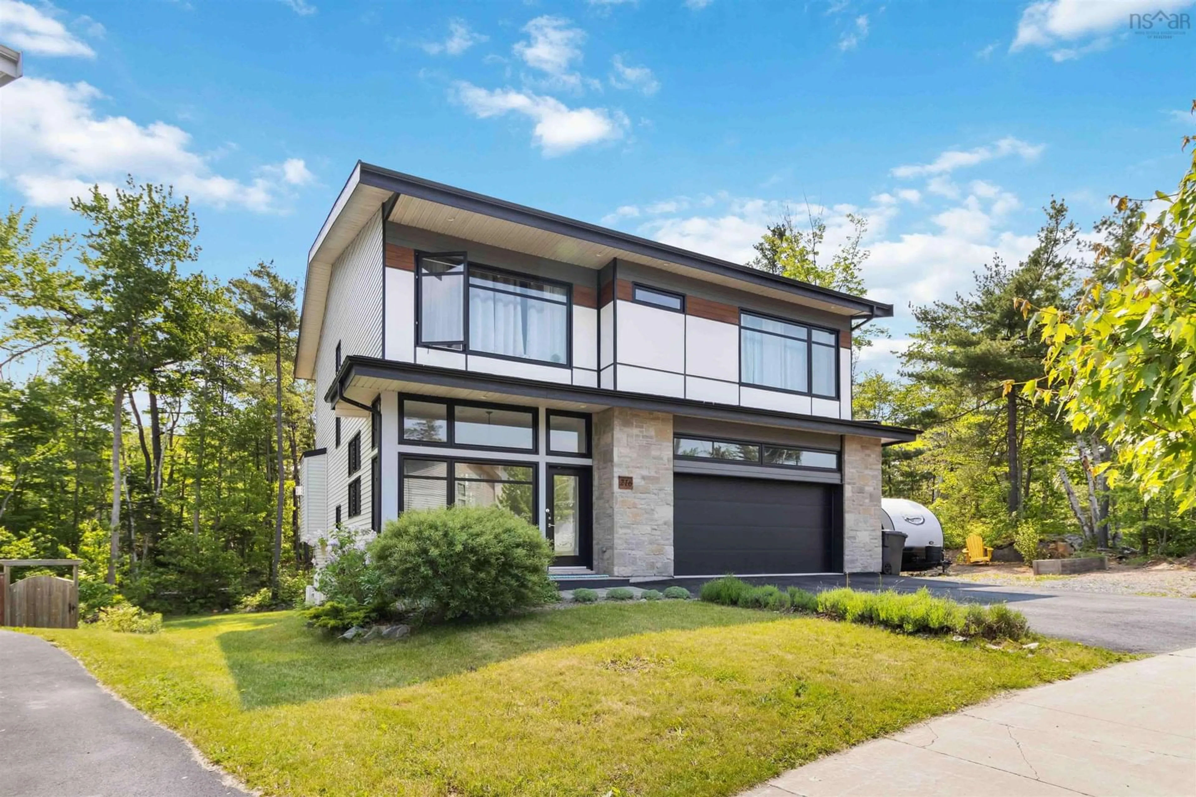 Home with brick exterior material, street for 216 Amesbury Gate, Bedford Nova Scotia B4B 0S7