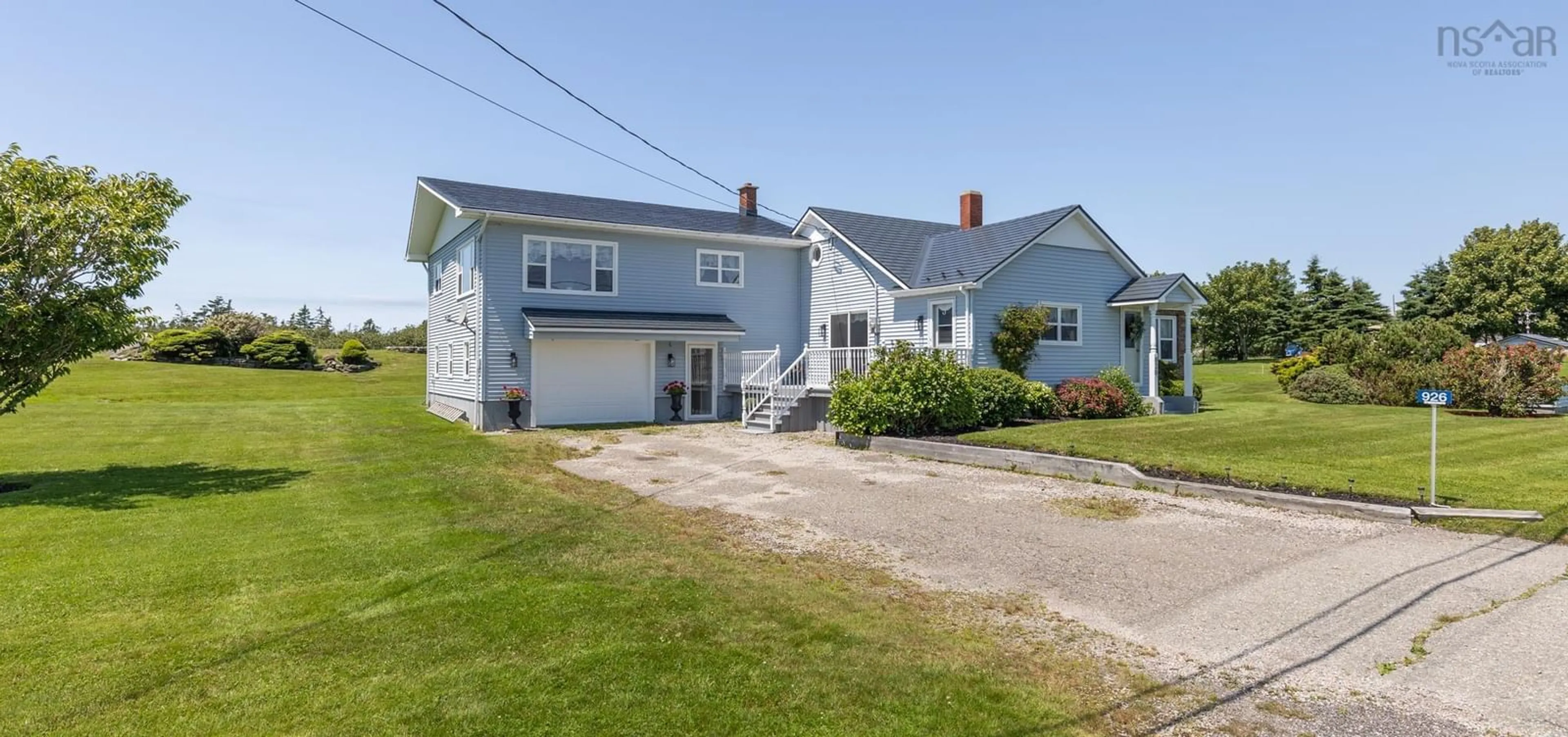 A pic from outside/outdoor area/front of a property/back of a property/a pic from drone, street for 926 Highway 304, Overton Nova Scotia B5A 5G7