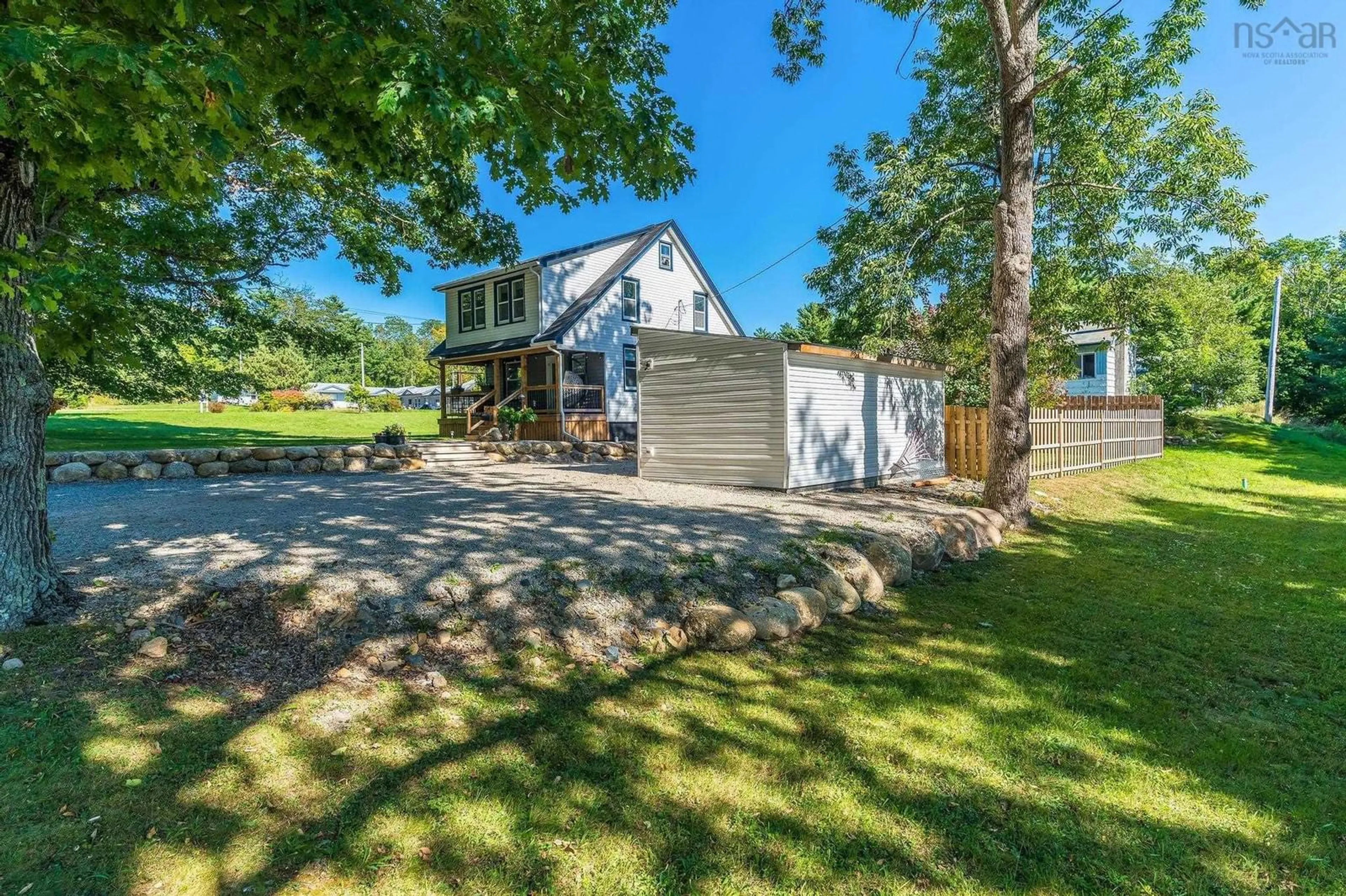 A pic from outside/outdoor area/front of a property/back of a property/a pic from drone, water/lake/river/ocean view for 304 Aberdeen Rd, Bridgewater Nova Scotia B4V 2T2