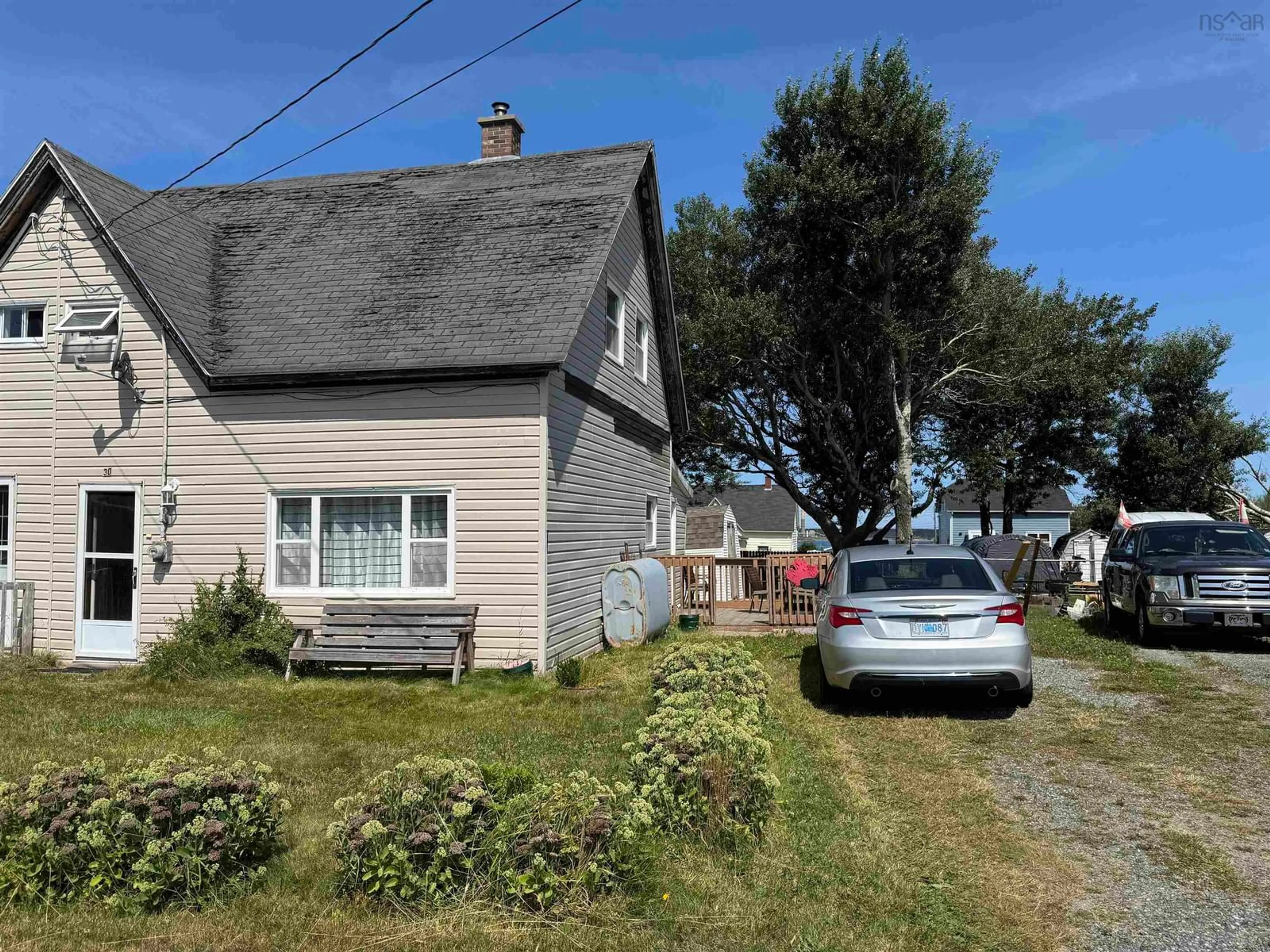 A pic from outside/outdoor area/front of a property/back of a property/a pic from drone, street for 30 Pleasant St, Dominion Nova Scotia B1G 1S6