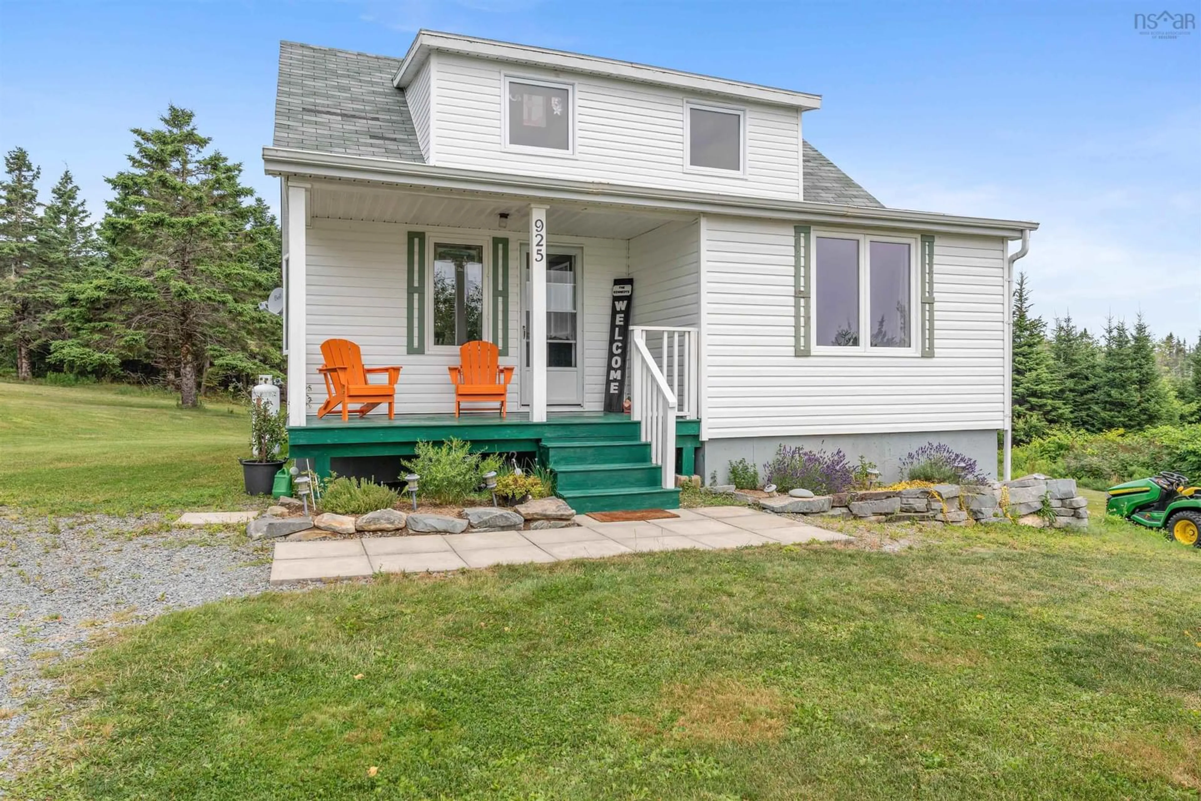 Home with vinyl exterior material, street for 925 Mushaboom Rd, Mushaboom Nova Scotia B0J 3H0
