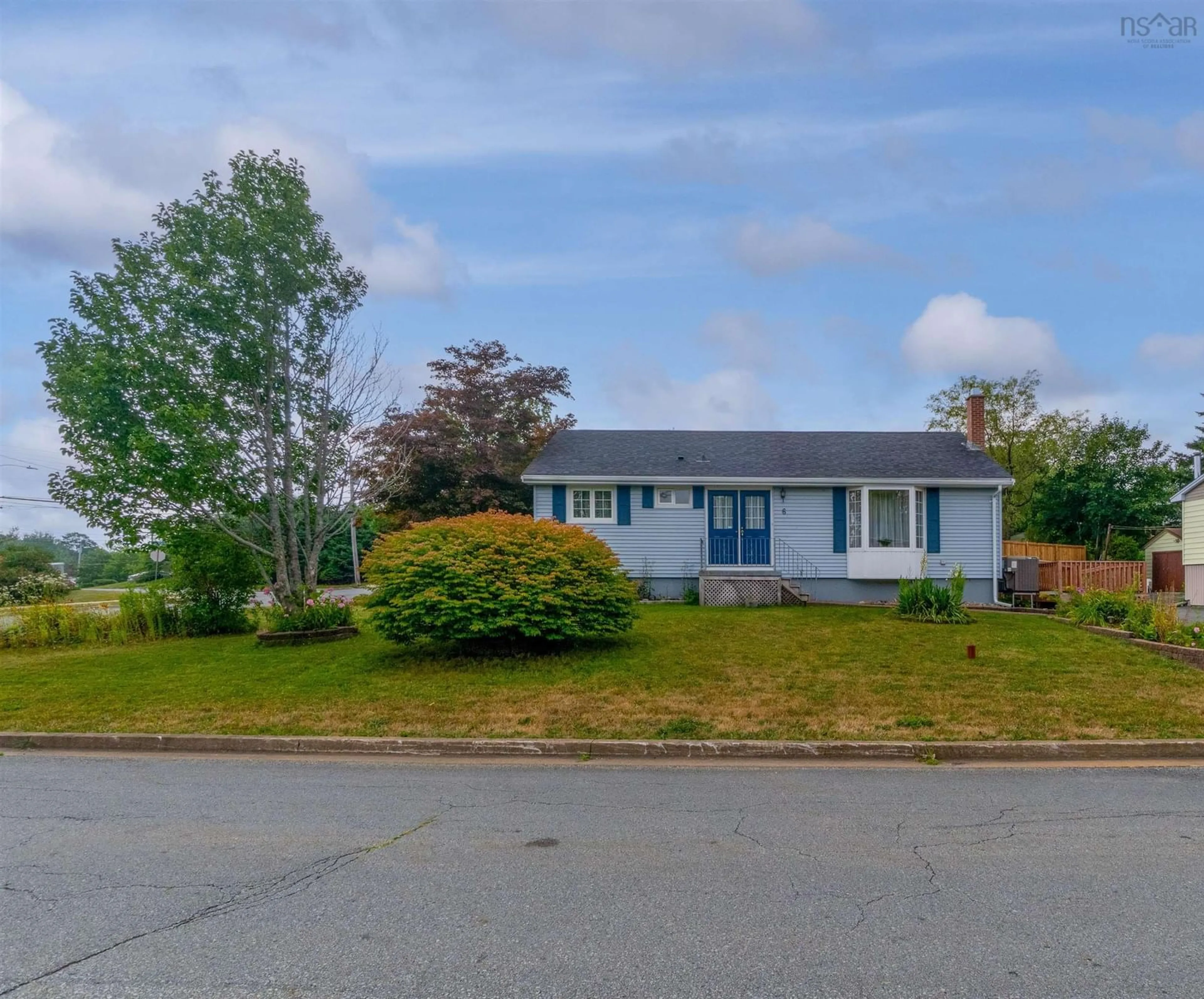 Home with vinyl exterior material, street for 6 Codroy Ave, Lake Loon Nova Scotia B2W 3R2