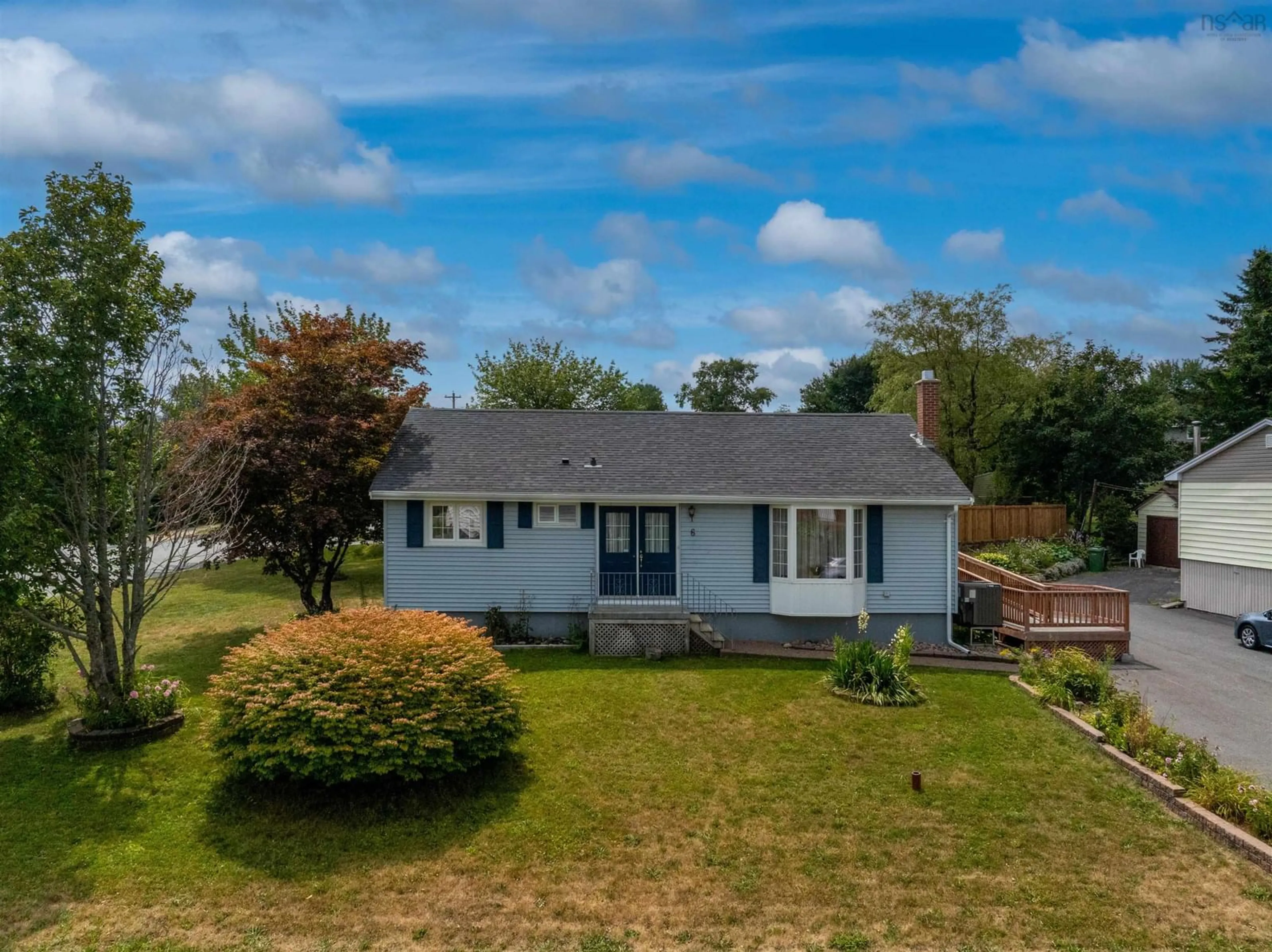A pic from outside/outdoor area/front of a property/back of a property/a pic from drone, unknown for 6 Codroy Ave, Lake Loon Nova Scotia B2W 3R2