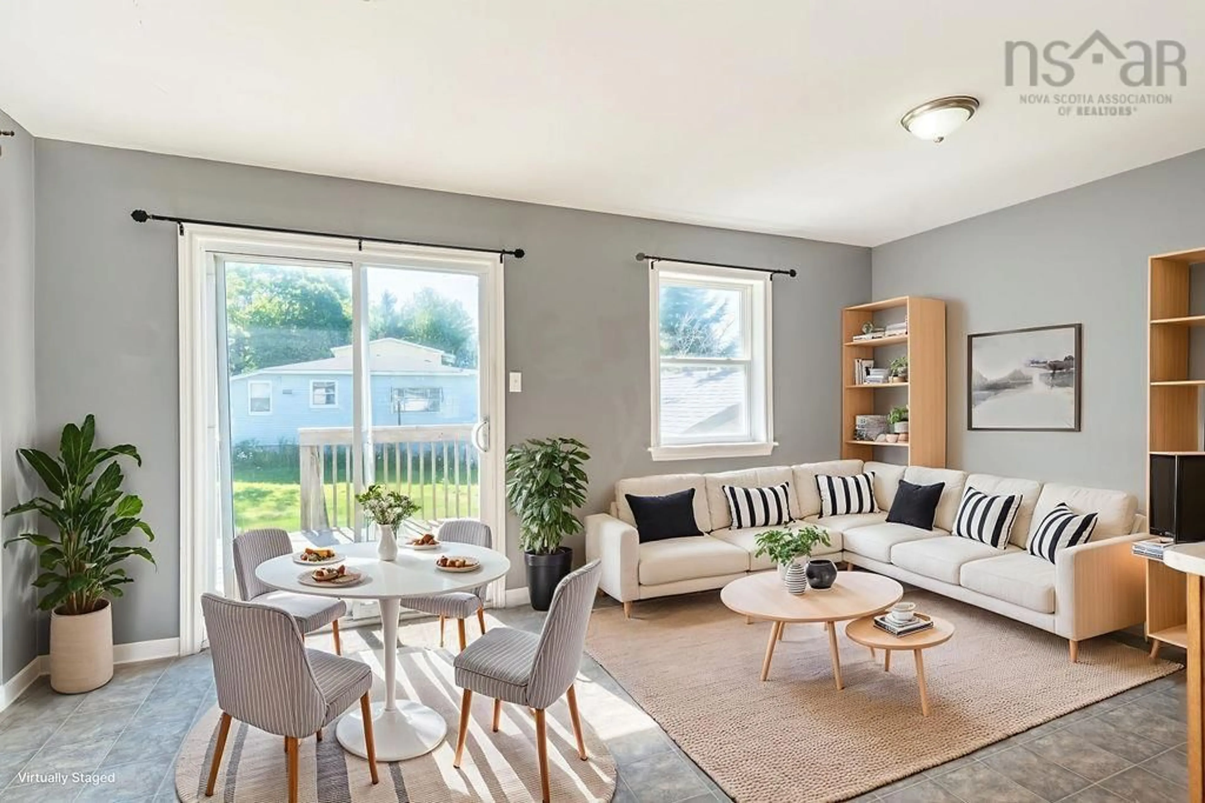 Living room with furniture, unknown for 14 Everette St, Woodside Nova Scotia B2W 1G5