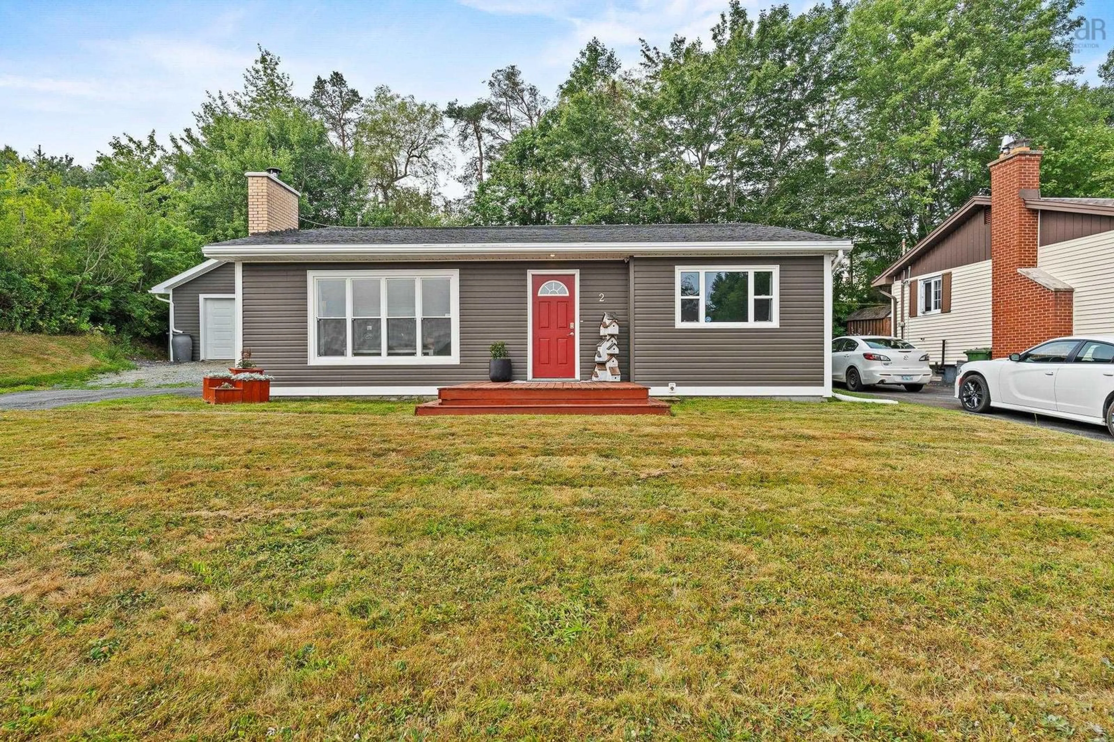 Home with vinyl exterior material, street for 2 Candlewood Lane, Lower Sackville Nova Scotia B4C 1A5