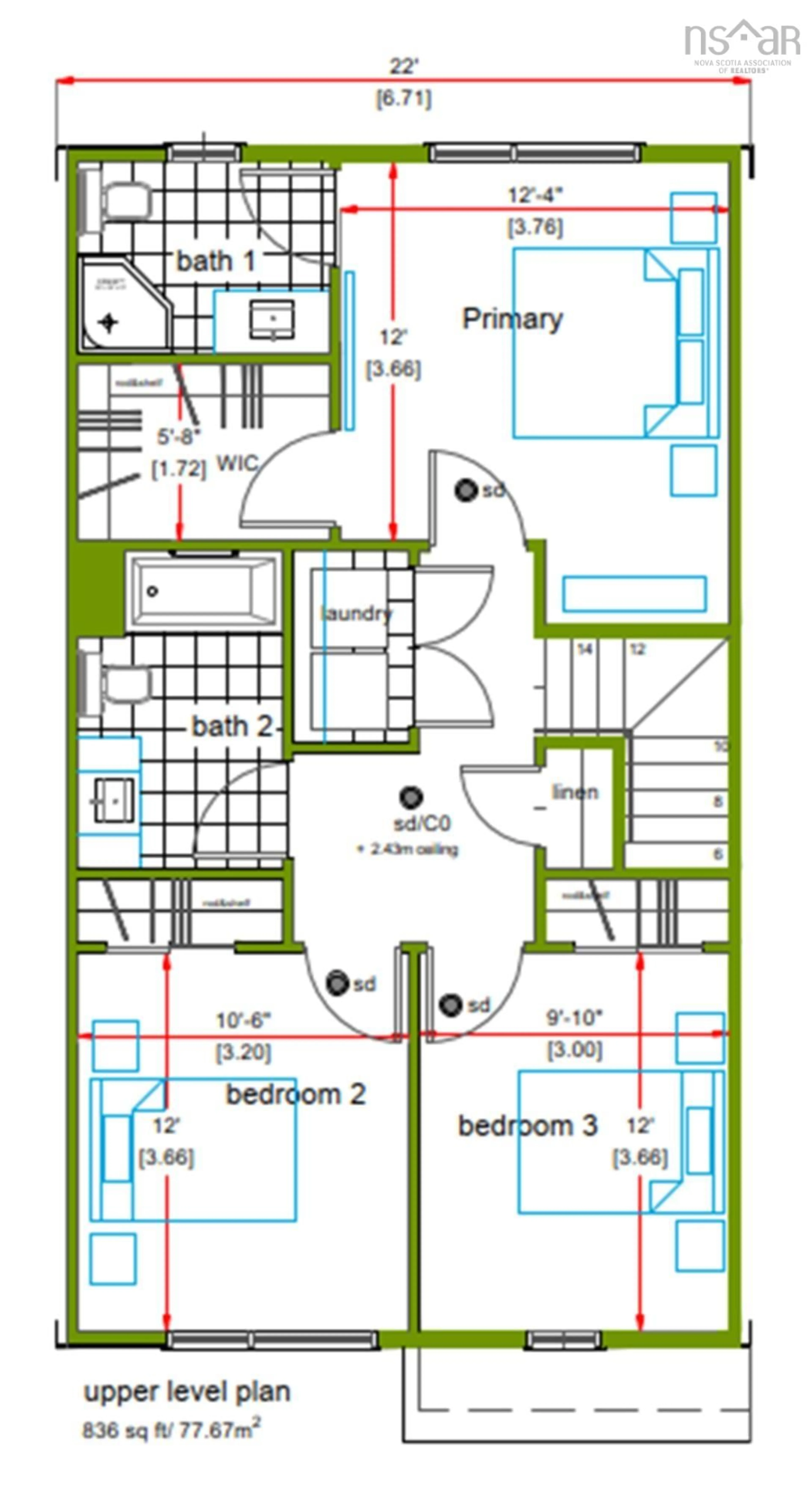 Floor plan for Stephs St #SP-03B, West Bedford Nova Scotia B4B 0L1