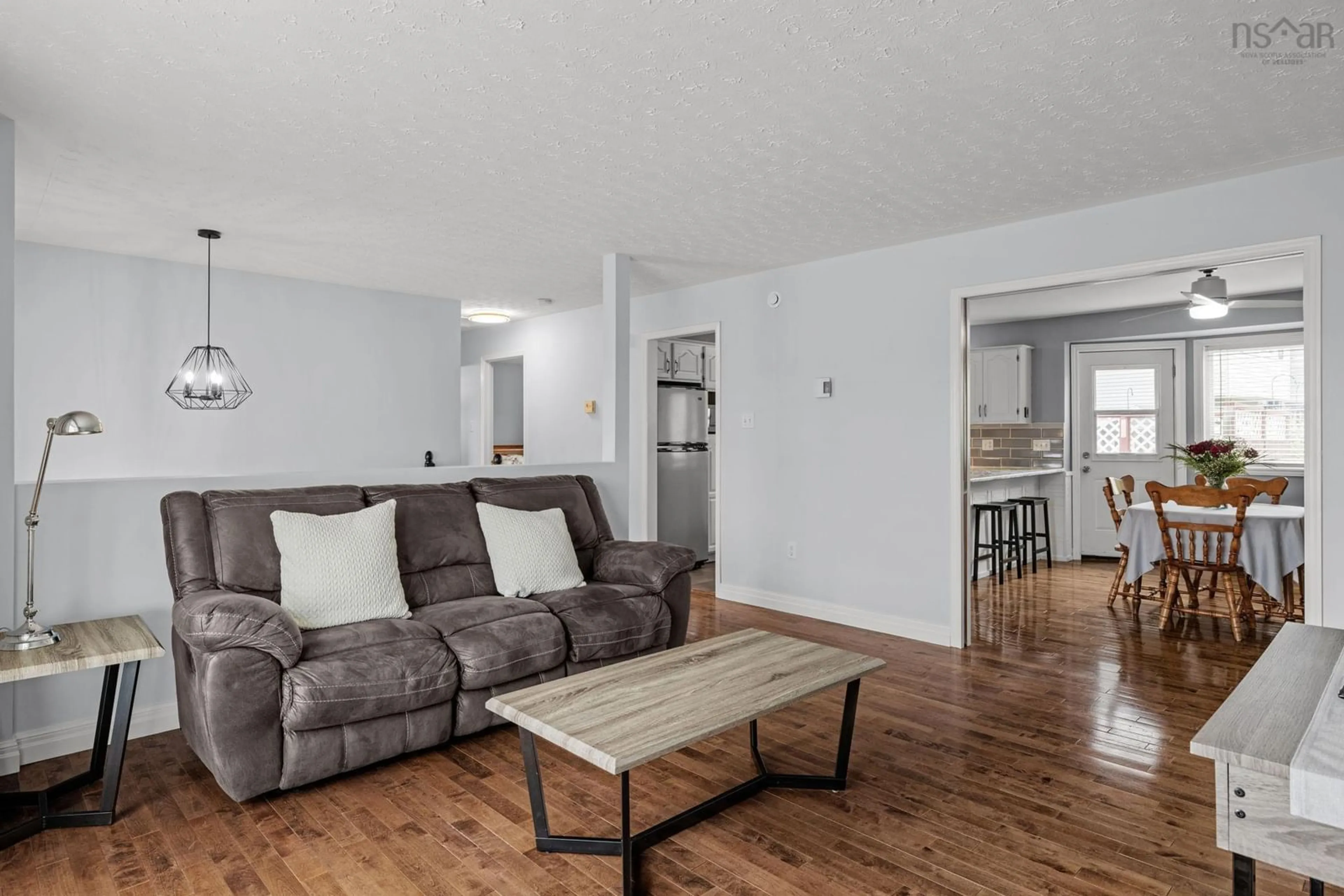 Living room with furniture, wood/laminate floor for 55 Diana Grace Ave, Dartmouth Nova Scotia B2W 6A2