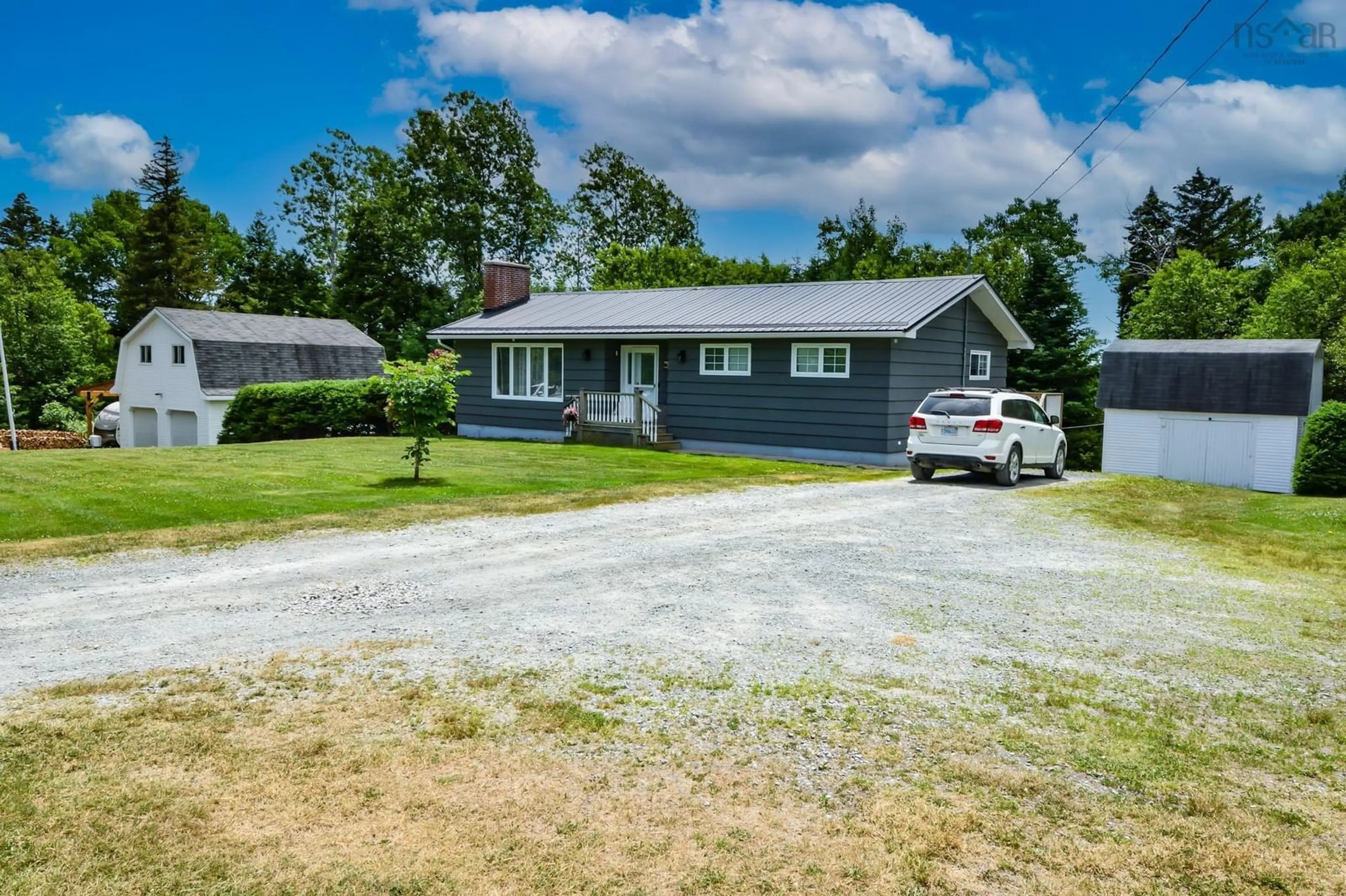 A pic from outside/outdoor area/front of a property/back of a property/a pic from drone, street for 61 Bolivar Rd, Rhodes Corner Nova Scotia B4V 5N6