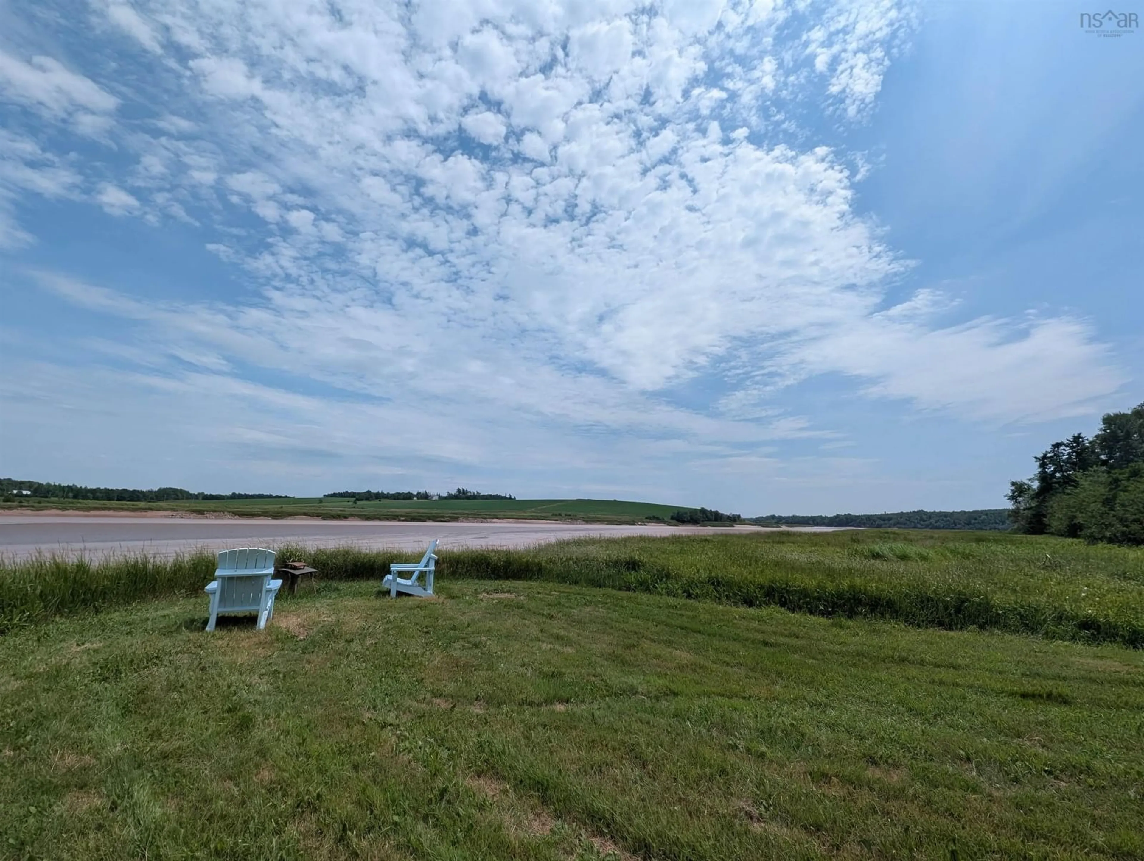 A pic from outside/outdoor area/front of a property/back of a property/a pic from drone, water/lake/river/ocean view for 13131 Highway 215, East Hants Nova Scotia B0N 2H0