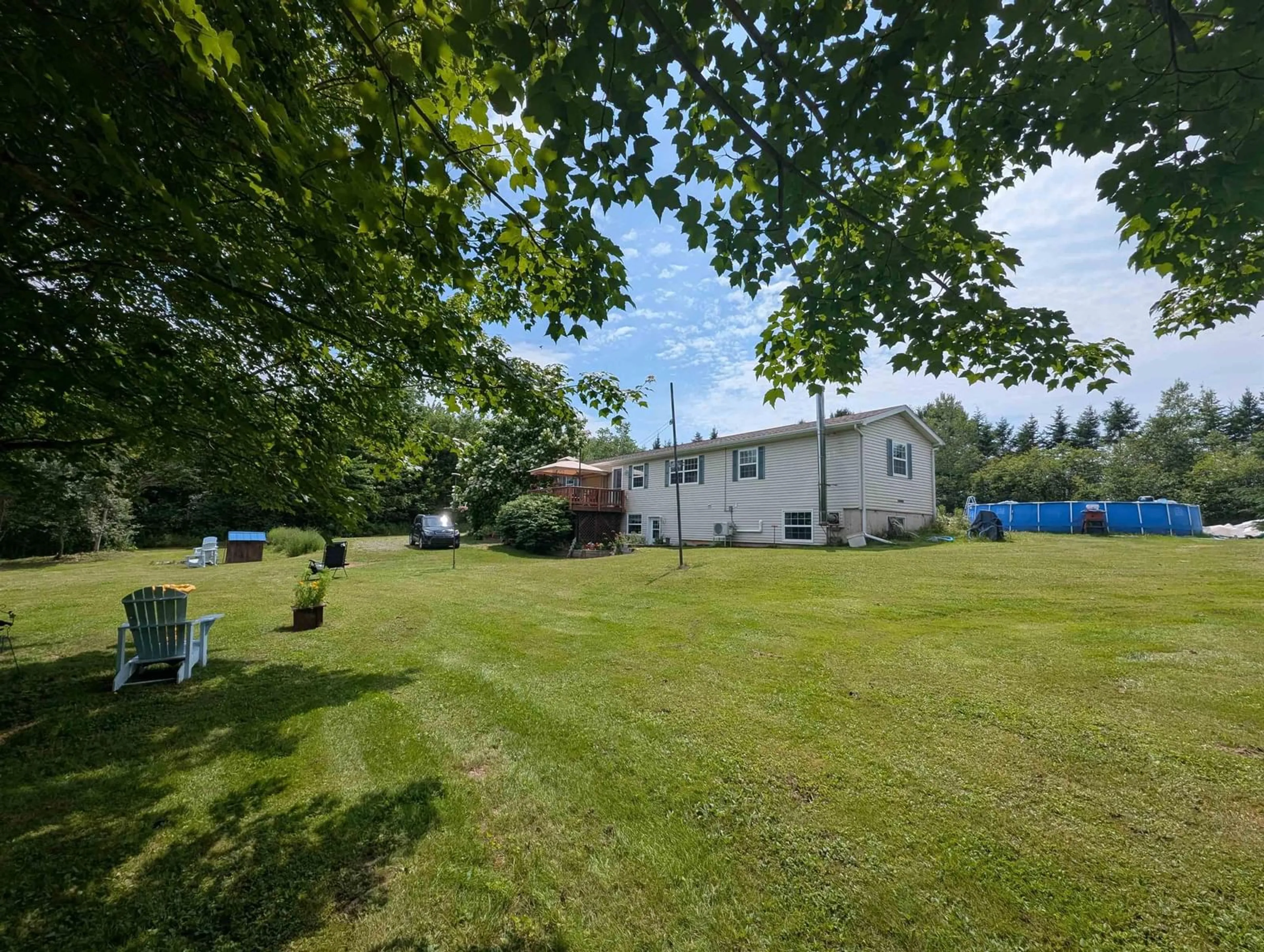 A pic from outside/outdoor area/front of a property/back of a property/a pic from drone, water/lake/river/ocean view for 13131 Highway 215, East Hants Nova Scotia B0N 2H0
