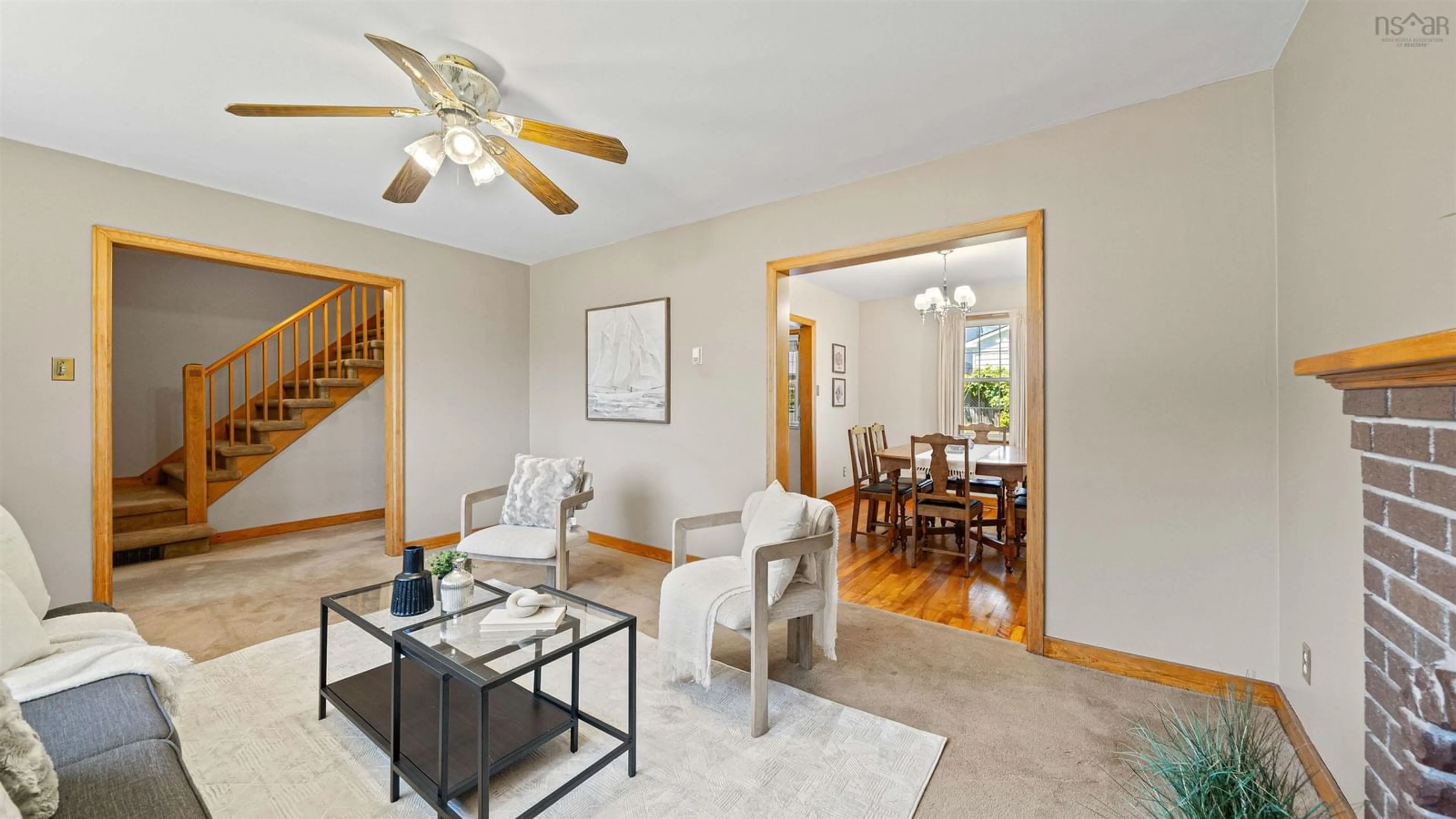 Living room with furniture, unknown for 20 Arvida Ave, Spryfield Nova Scotia B3R 1K6
