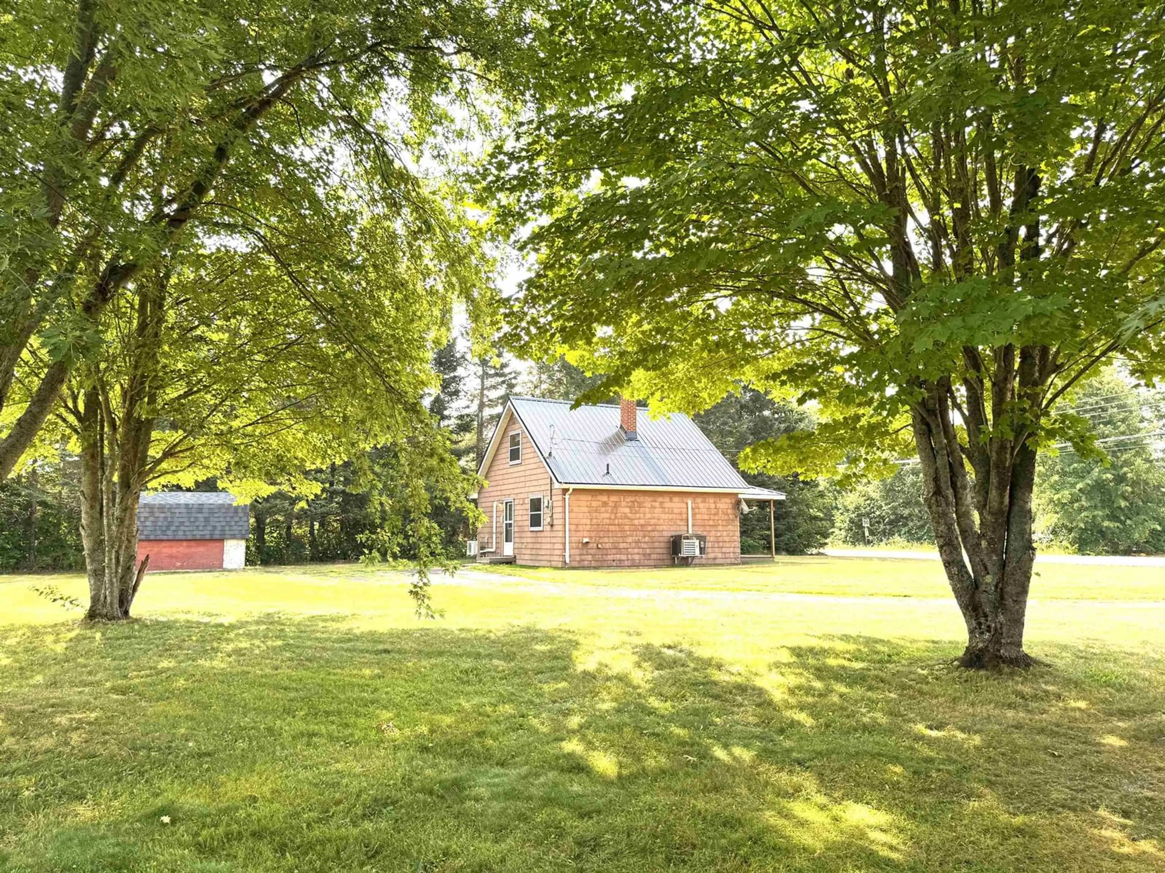 A pic from outside/outdoor area/front of a property/back of a property/a pic from drone, unknown for 885 Sherman Belcher Rd, Centreville Nova Scotia B0P 1J0