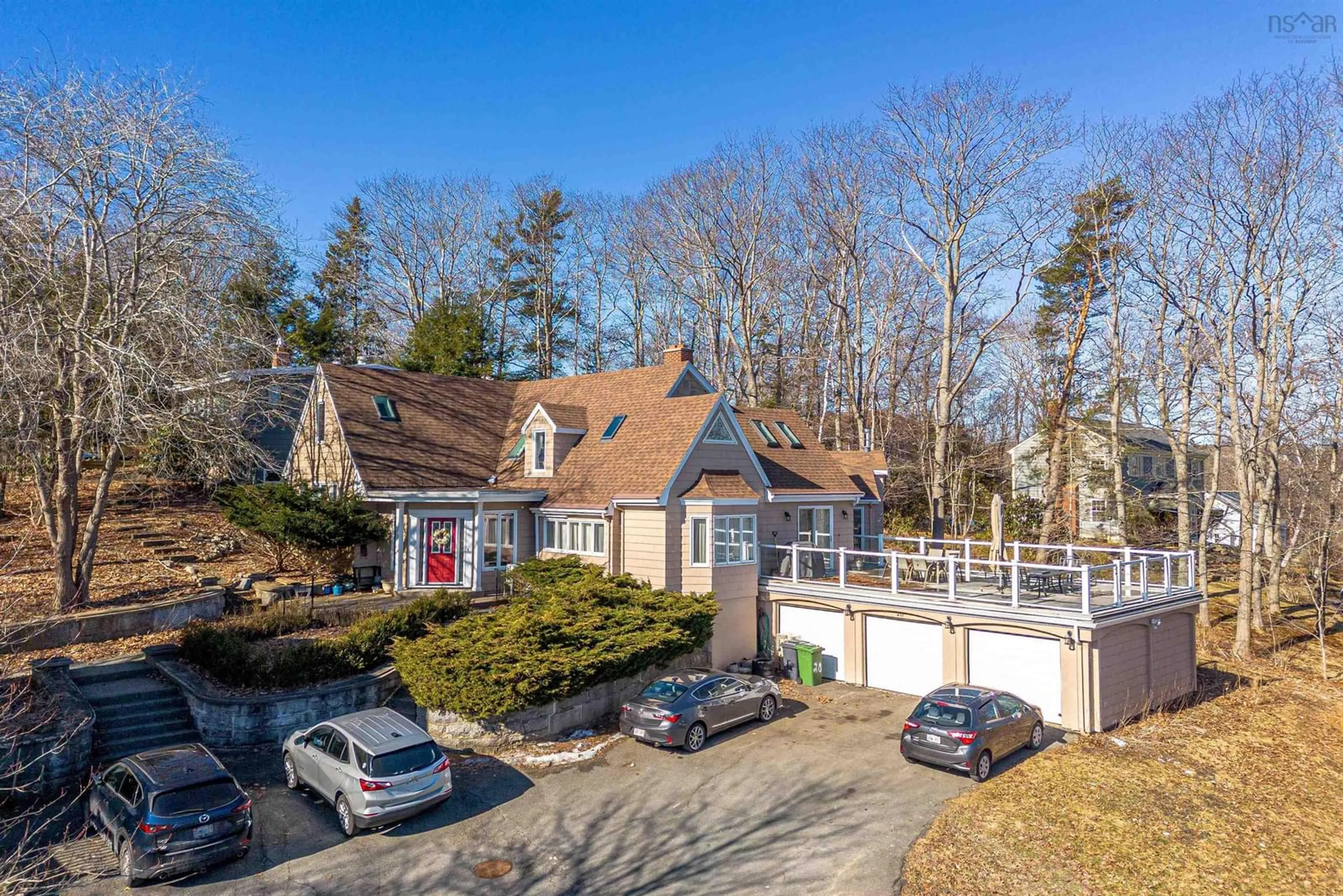 A pic from outside/outdoor area/front of a property/back of a property/a pic from drone, unknown for 20 Watervista Lane, Halifax Nova Scotia B3M 0B4