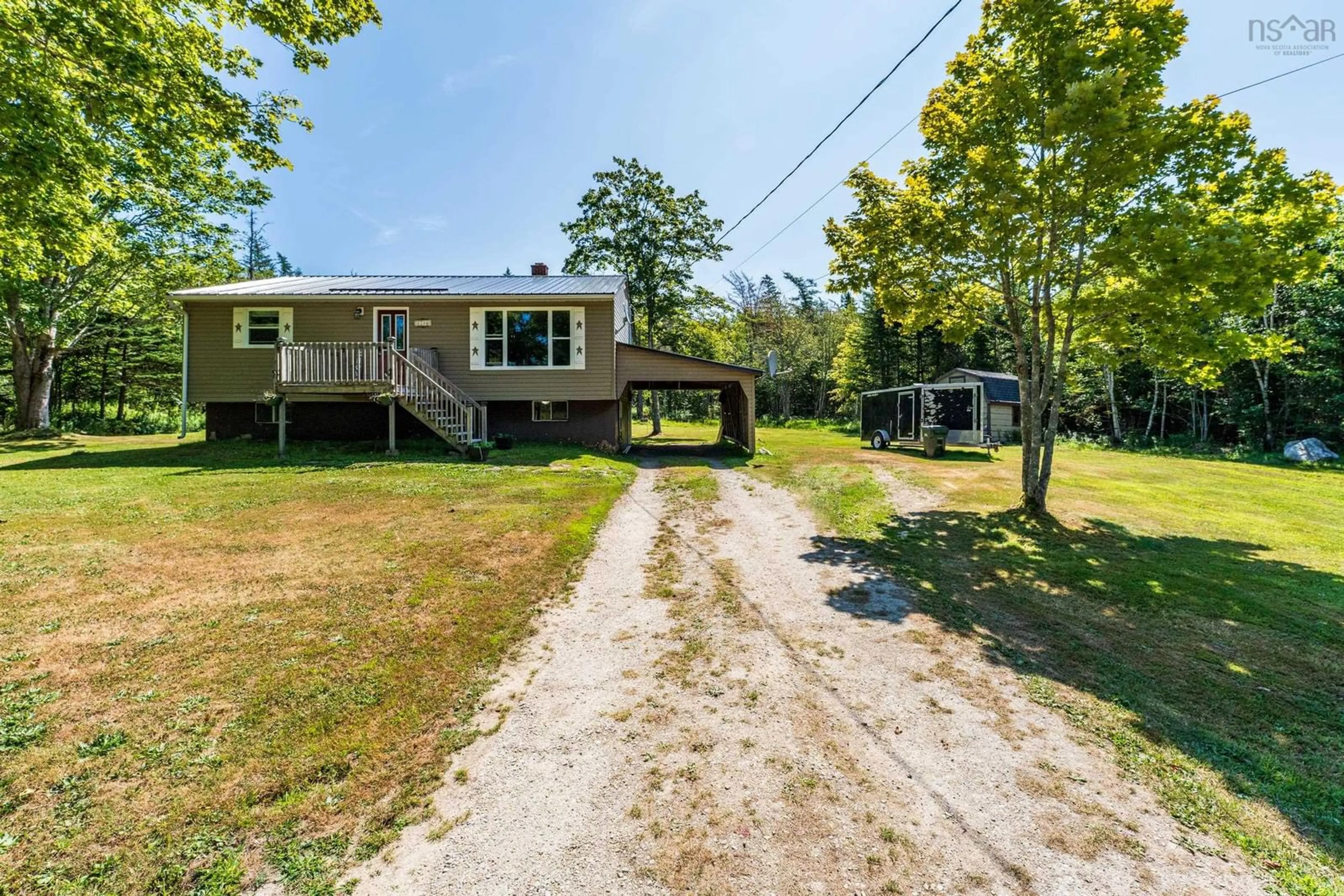 A pic from outside/outdoor area/front of a property/back of a property/a pic from drone, unknown for 2138 Lake George Rd, Lake George Nova Scotia B5A 5L6