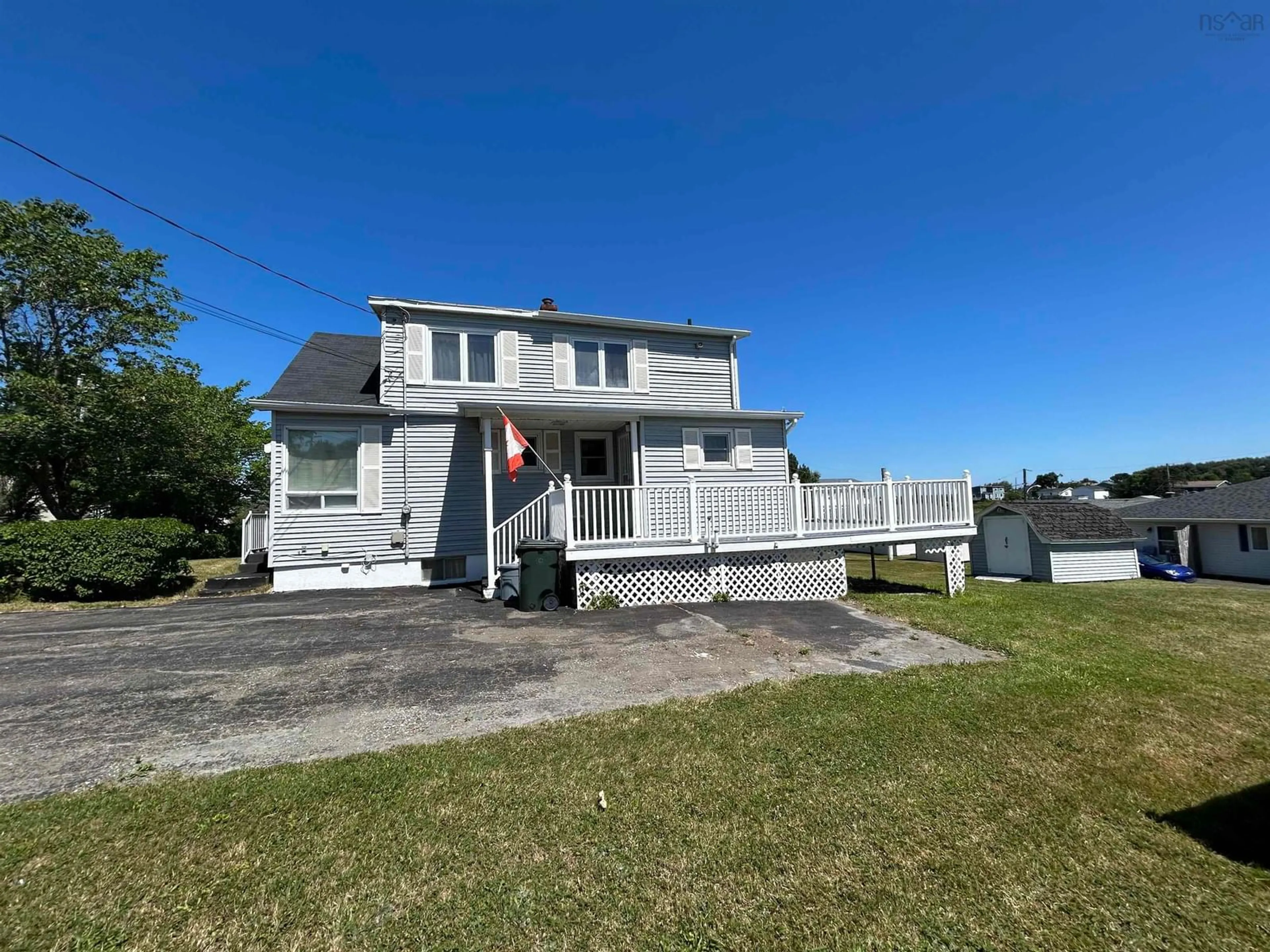 A pic from outside/outdoor area/front of a property/back of a property/a pic from drone, unknown for 14 Cottage St, Dominion Nova Scotia B1G 1C1