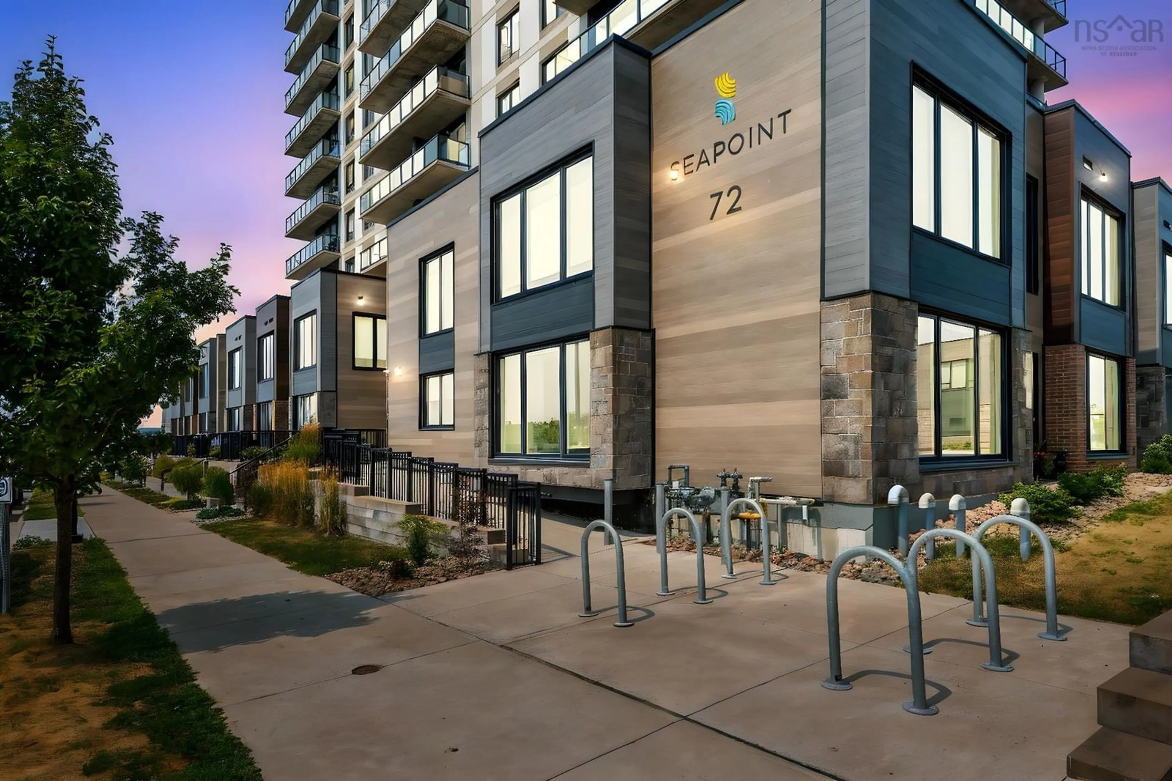 Patio, street for 72 Seapoint Rd #1704, Dartmouth Nova Scotia B3B 0R8