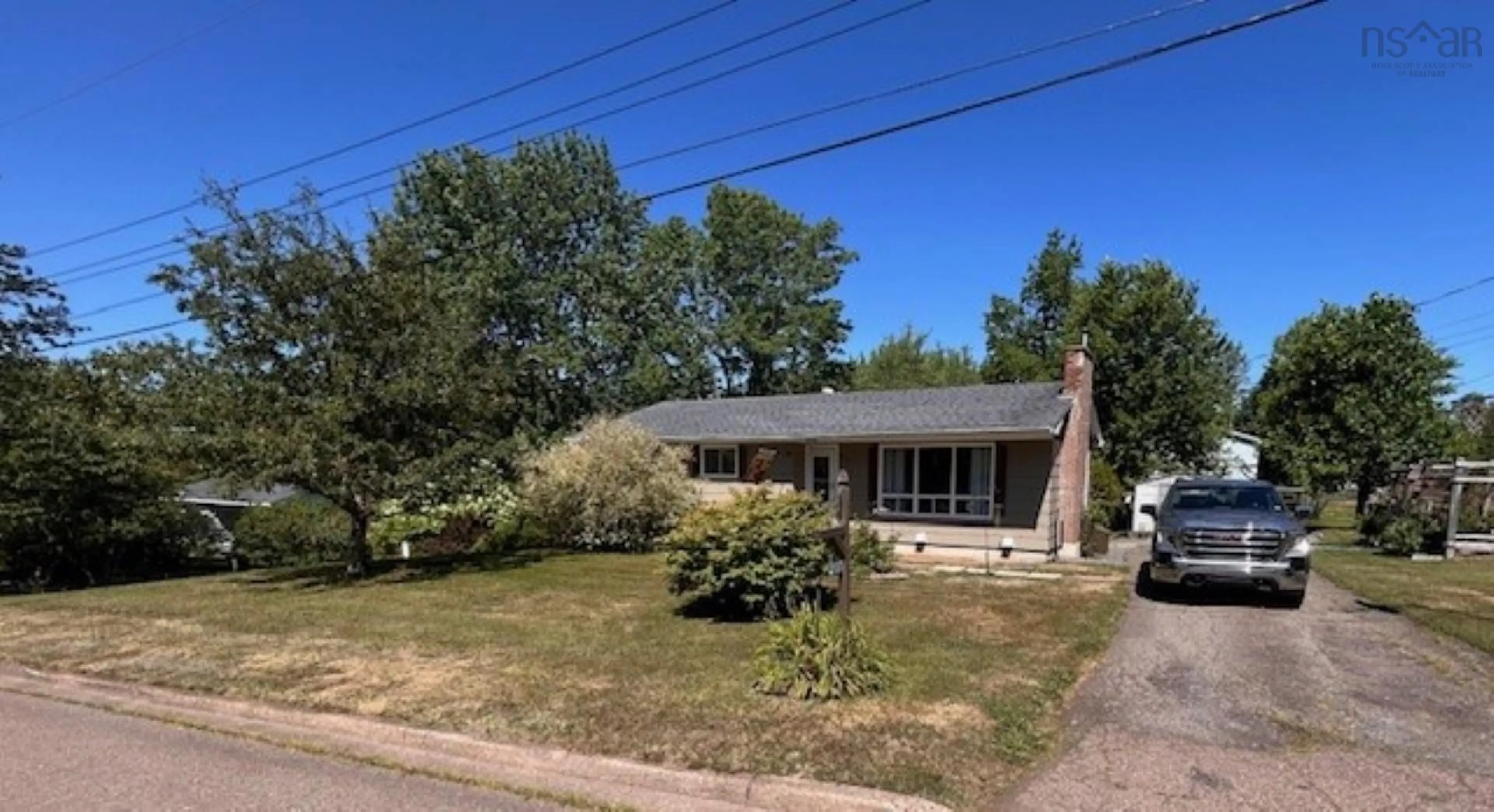 A pic from outside/outdoor area/front of a property/back of a property/a pic from drone, street for 107 Smith Rd, Hilden Nova Scotia B0N 1C0