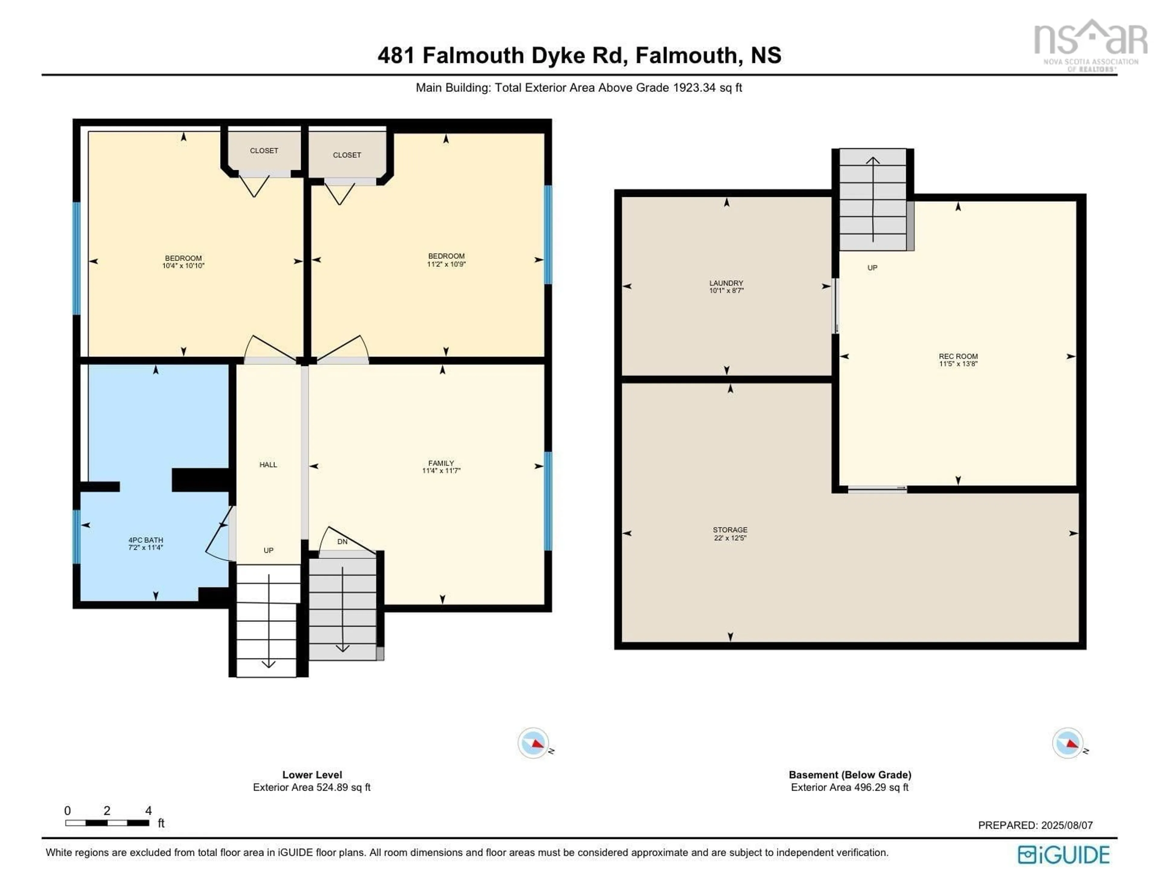 Floor plan for 481 Falmouth Dyke Rd, Falmouth Nova Scotia B0P 1P0