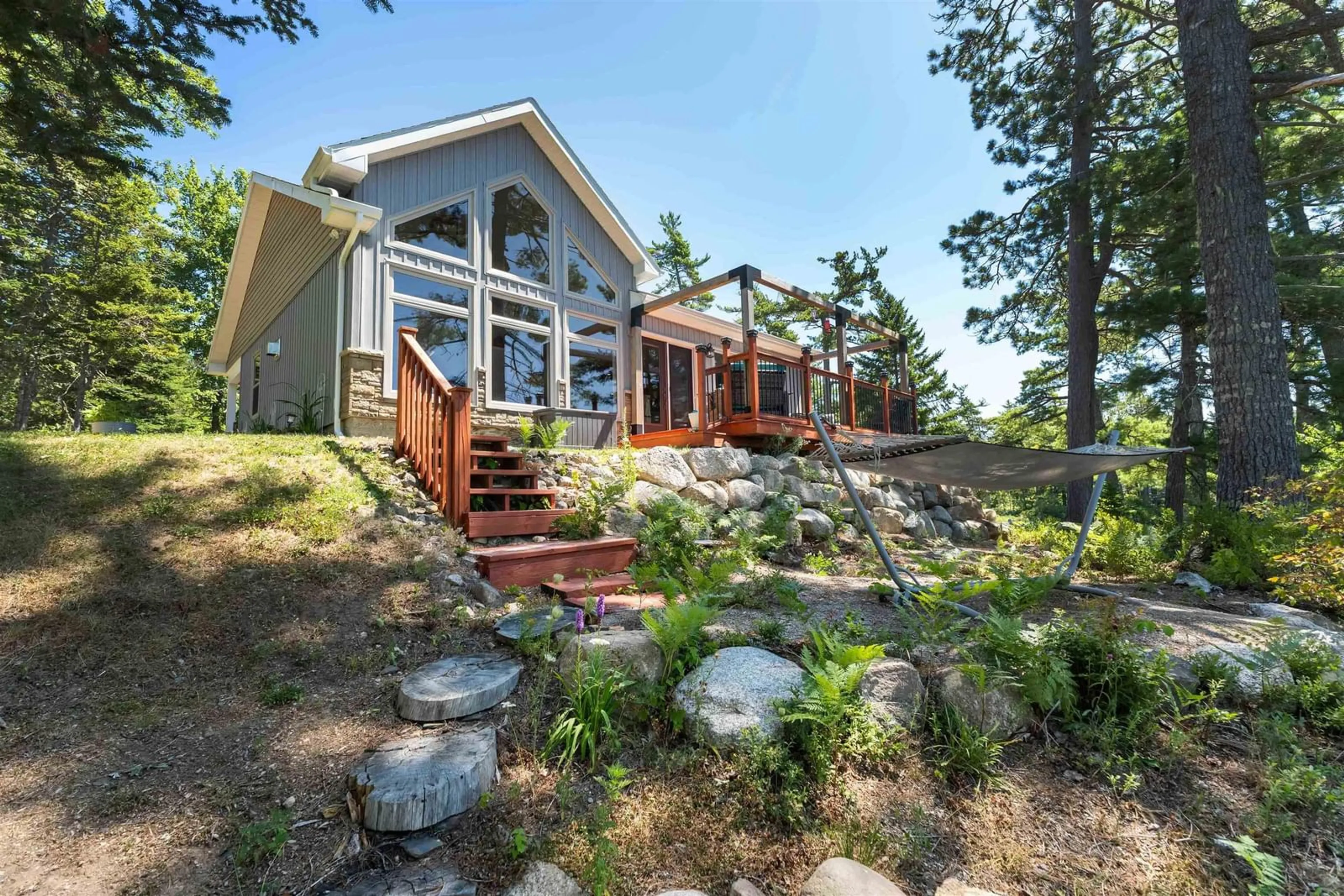 Patio, water/lake/river/ocean view for 37 Andrew Point Rd, Waterloo Lake Nova Scotia B0S 1P0
