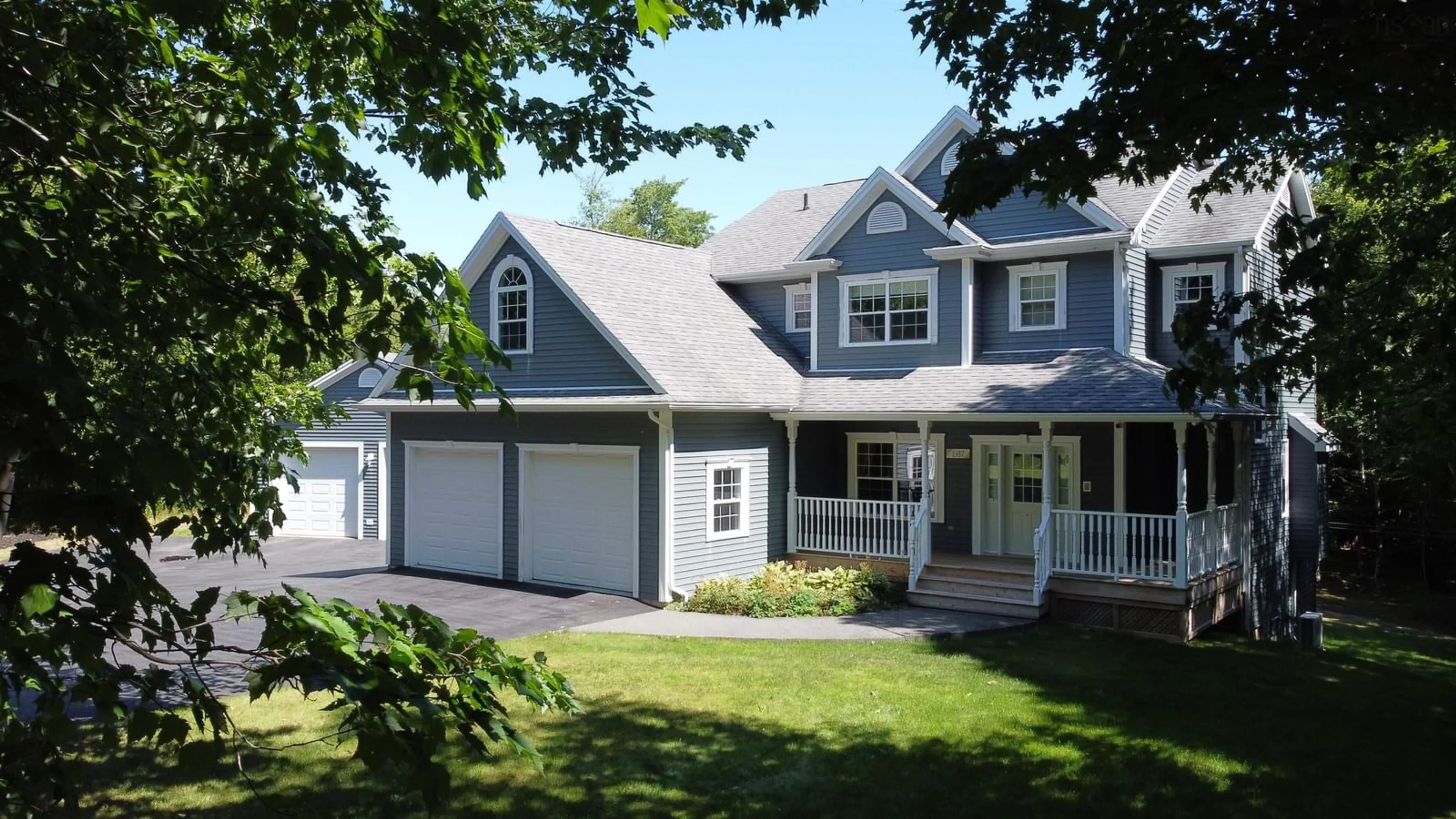 Home with vinyl exterior material, street for 1387 Elise Victoria Drive, Windsor Junction Nova Scotia B2T 1V3