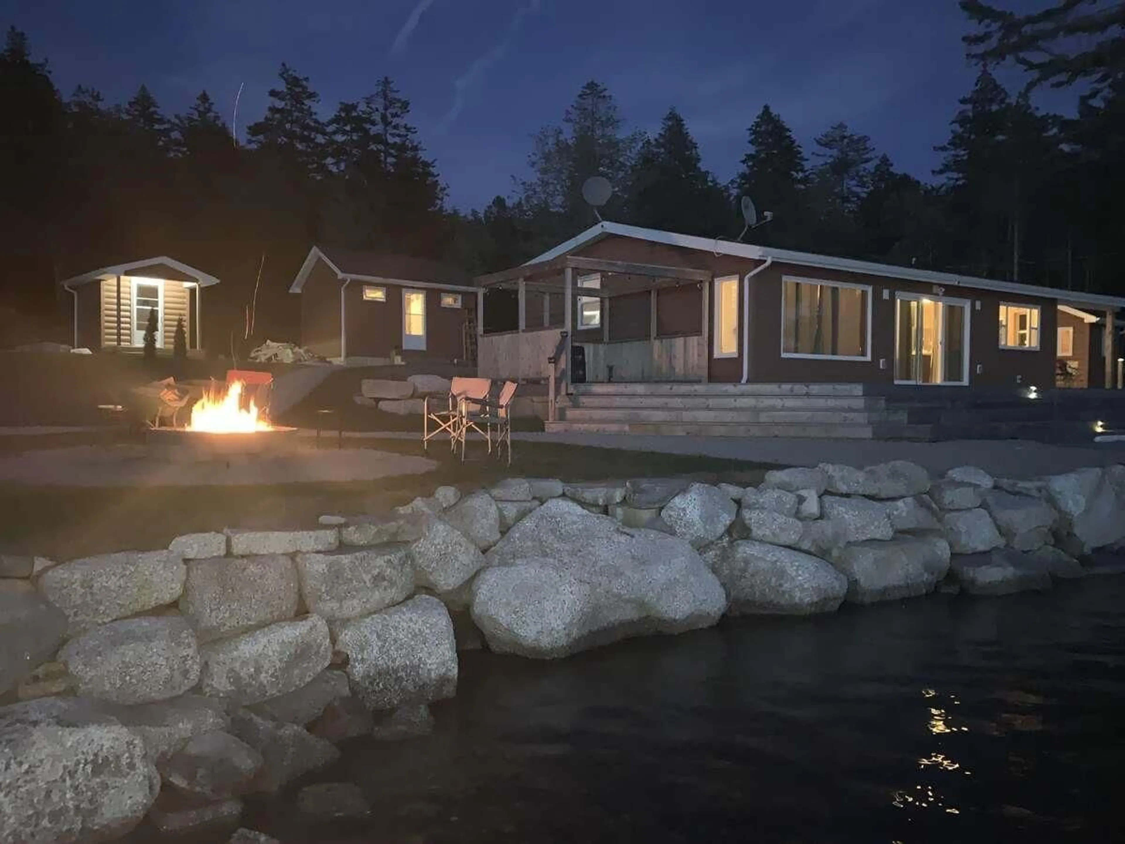 Patio, water/lake/river/ocean view for 815 Mill Lake Rd, Hubbards Nova Scotia B0J 1T0