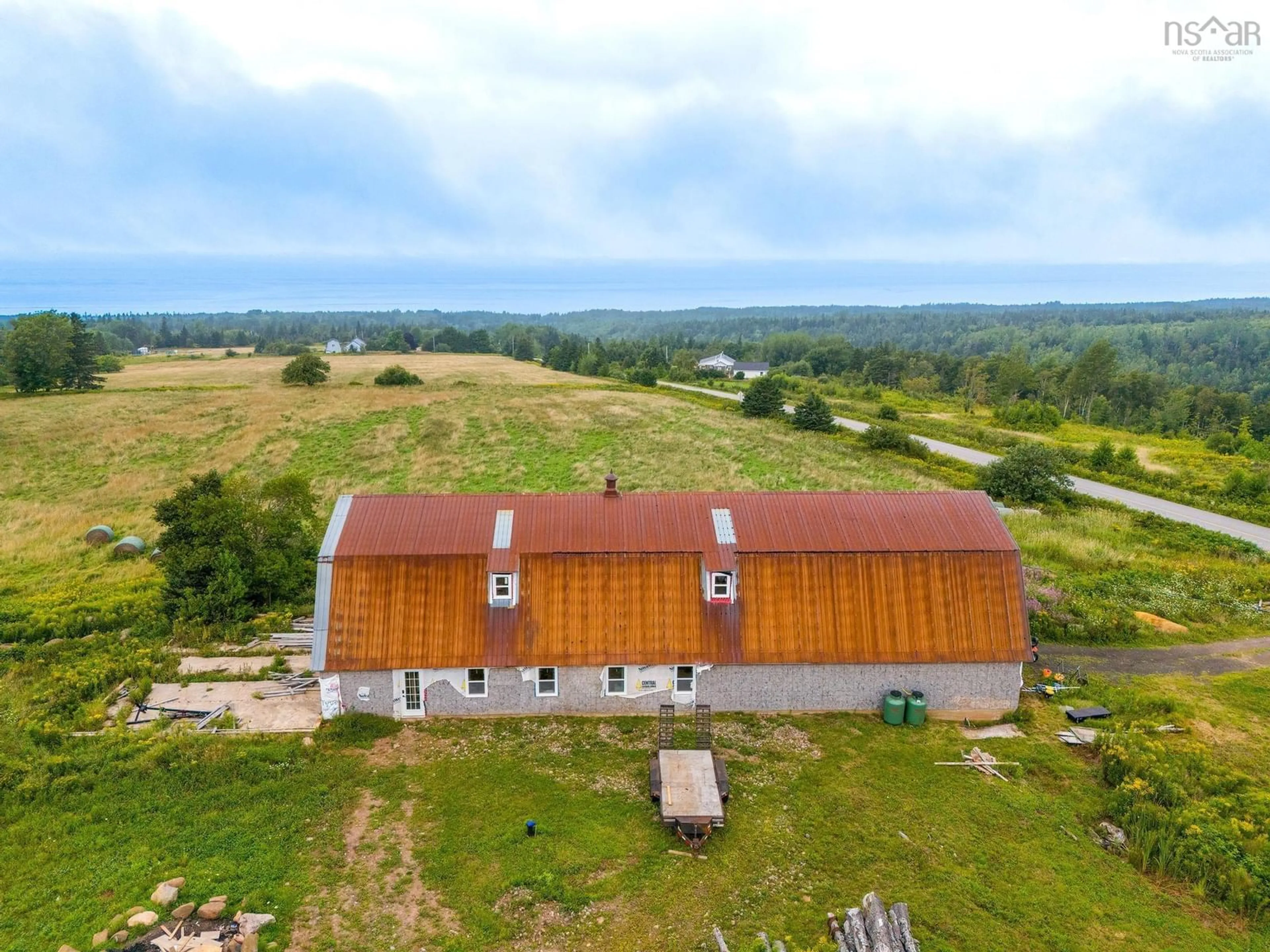 A pic from outside/outdoor area/front of a property/back of a property/a pic from drone, building for 239 Brinton Road, Port Lorne Nova Scotia B0S 1L0