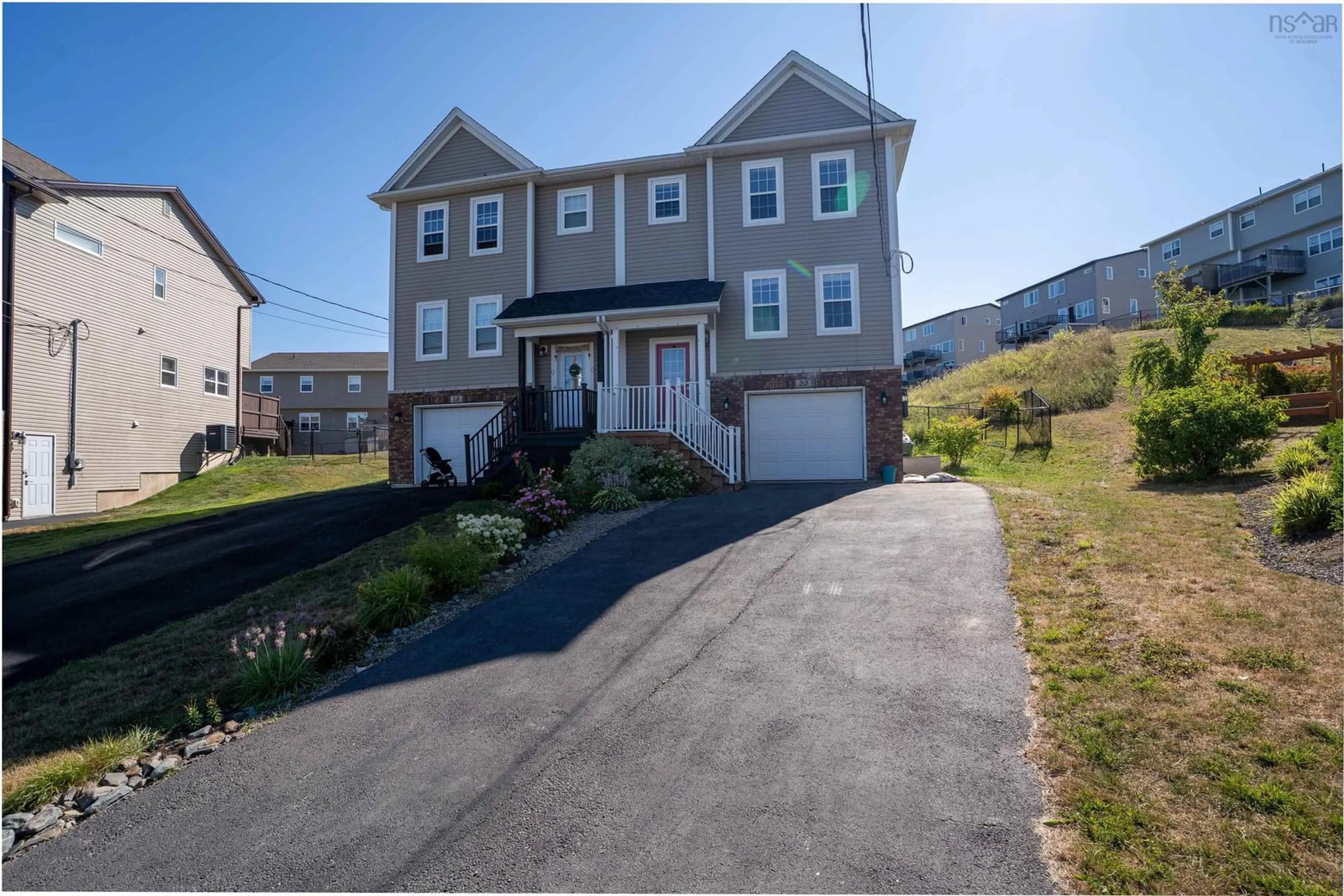 A pic from outside/outdoor area/front of a property/back of a property/a pic from drone, street for 20 Matchplay Crt, Middle Sackville Nova Scotia B4E 0K9
